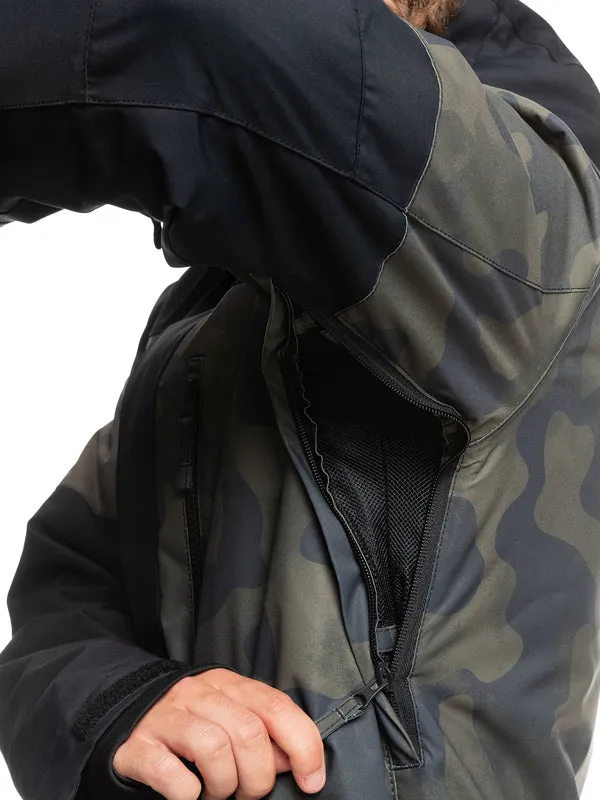 Quiksilver Mens Mission Insulated Snow Jacket