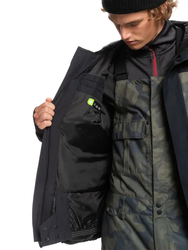 Quiksilver Mens Mission Insulated Snow Jacket