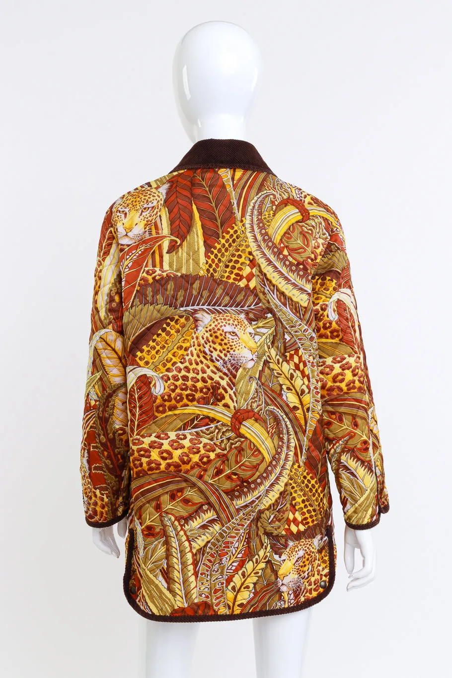 Quilted Jungle Leopard Jacket