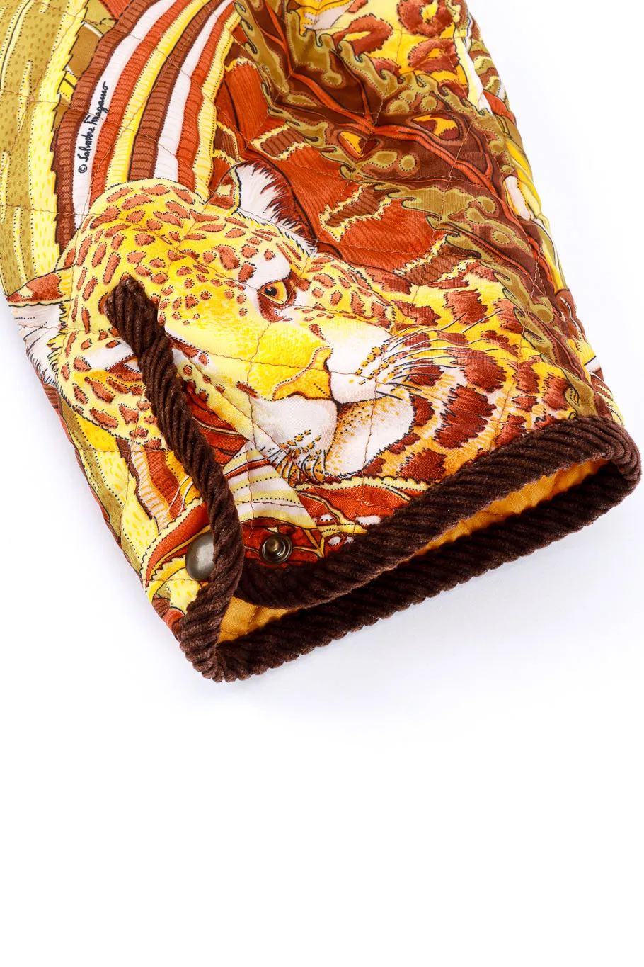 Quilted Jungle Leopard Jacket