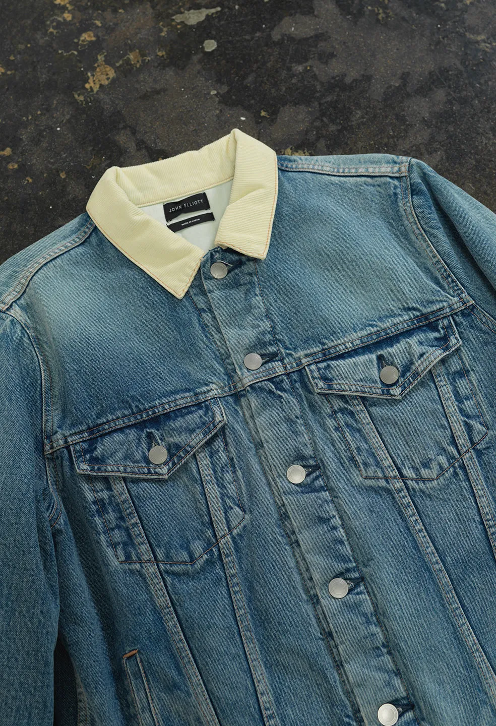 Quilted Lined Thumper Jacket Type III / Indigo