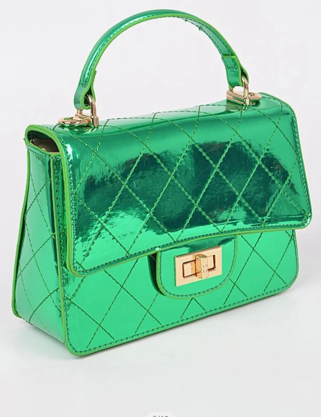 Quilted Mirror Crossbody
