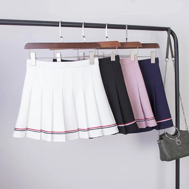 "CHIC" PLEATED SKIRT K052701