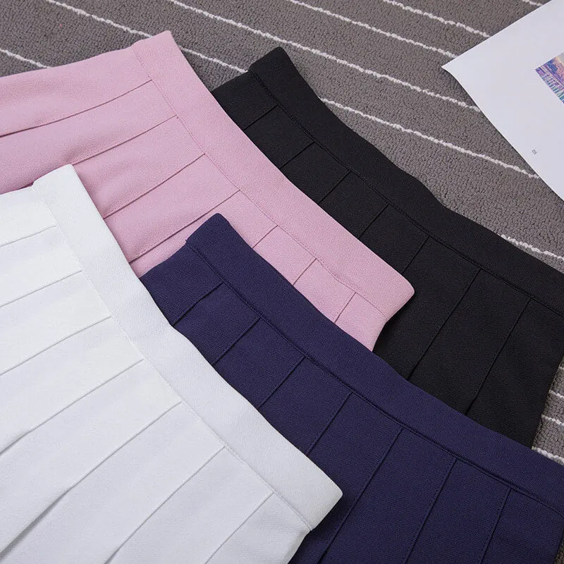 "CHIC" PLEATED SKIRT K052701