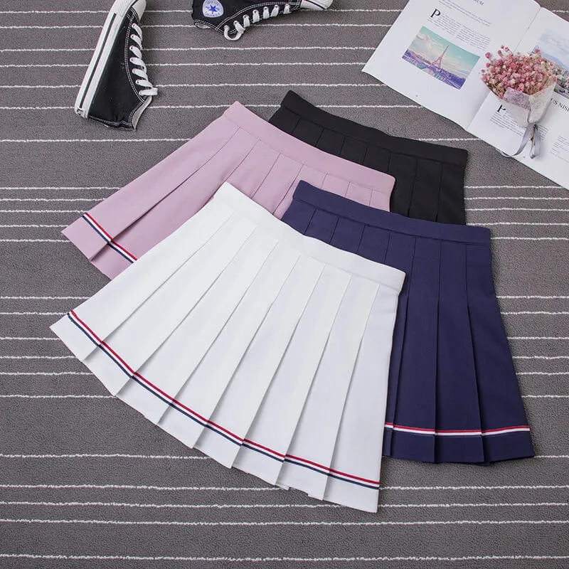 "CHIC" PLEATED SKIRT K052701