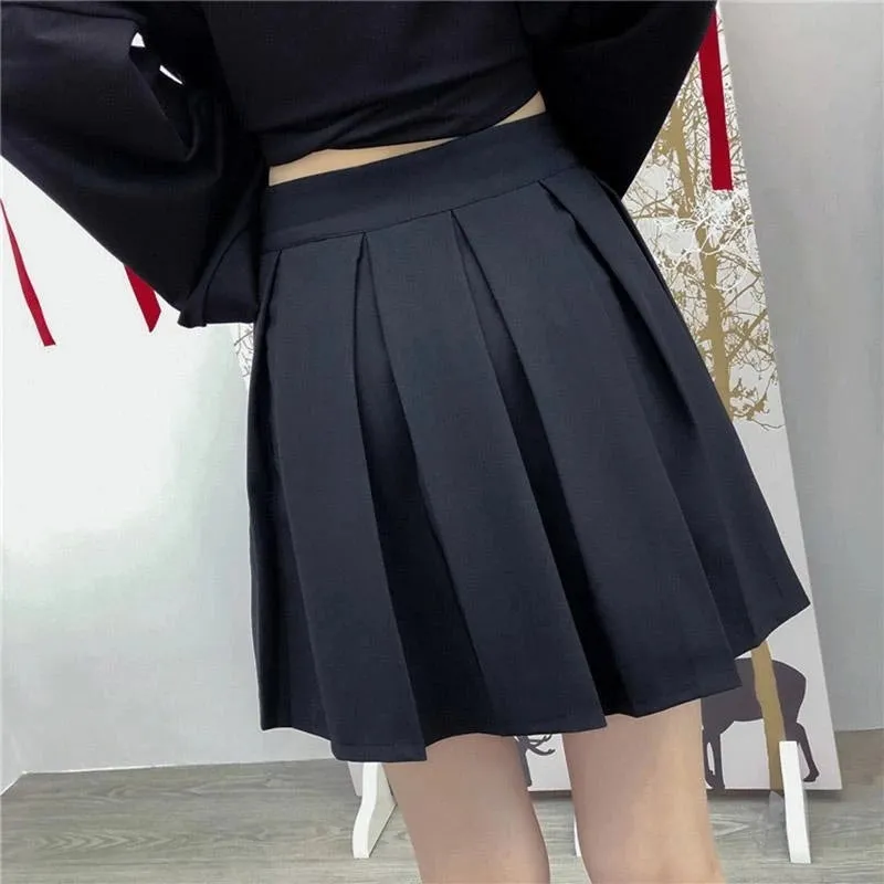 "EMBROIDERED PLEATED" SKIRT N090809