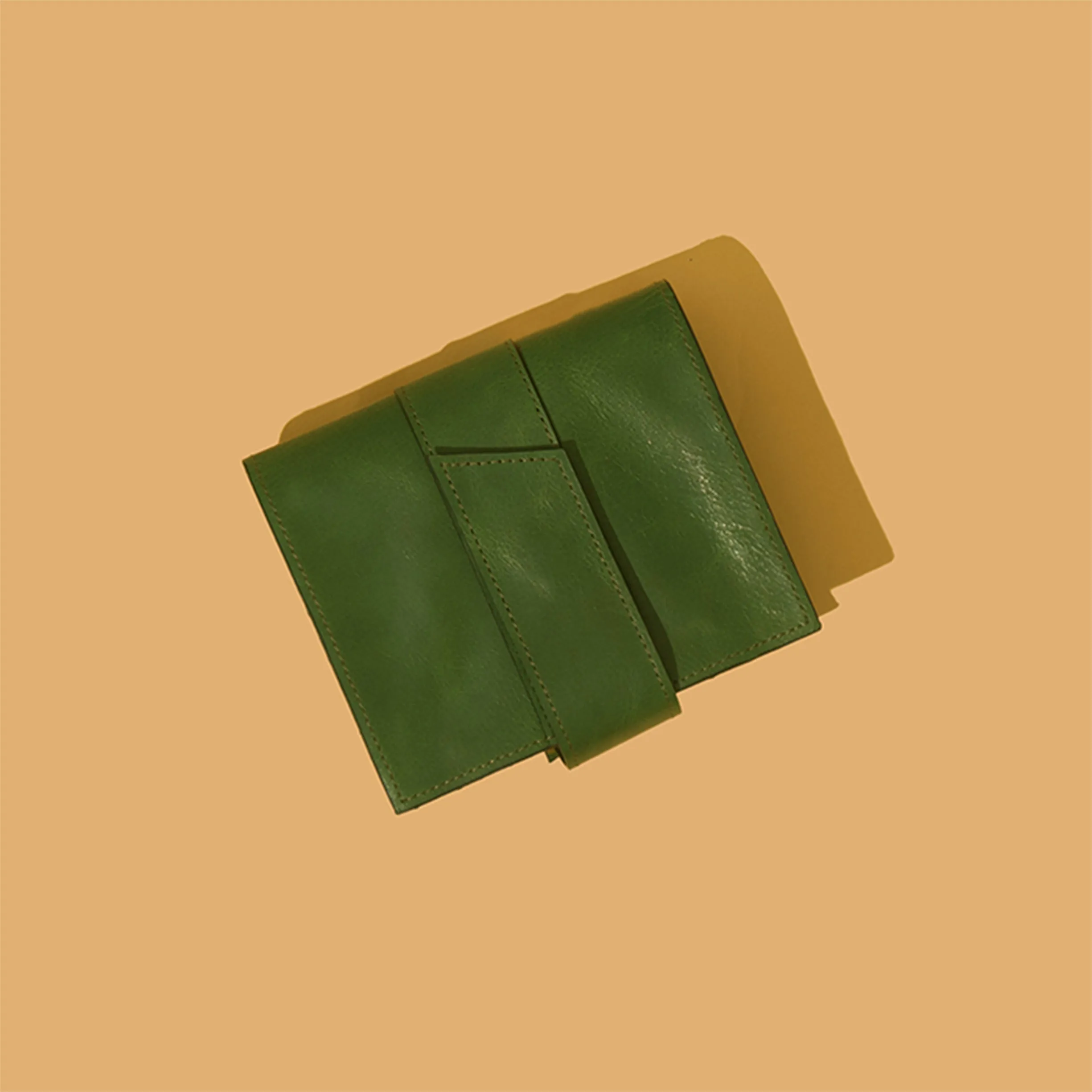 "Natkhat" Buckle Wallet - Green