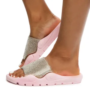 Rafele-11 Slides with Rhinestones