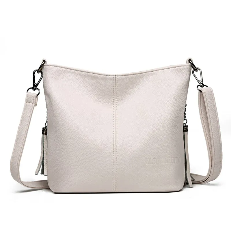 Realaiot Soft Leather Hand Crossbody Bags for Women New Luxury Handbags Women Casual Shoulder Bag Designer Tote Bag bolsa feminina