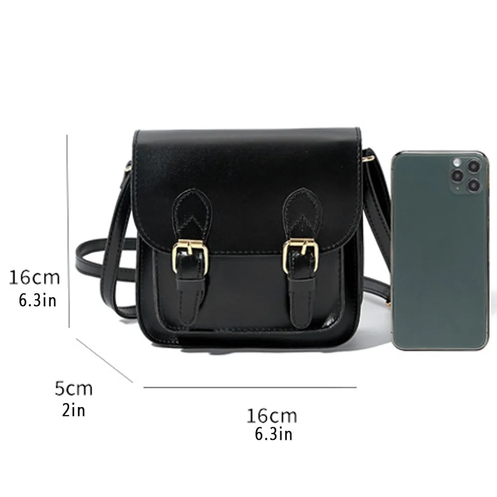 realaiot  Vintage Leather Shoulder Bag Handbag Crossbody Bags For Men