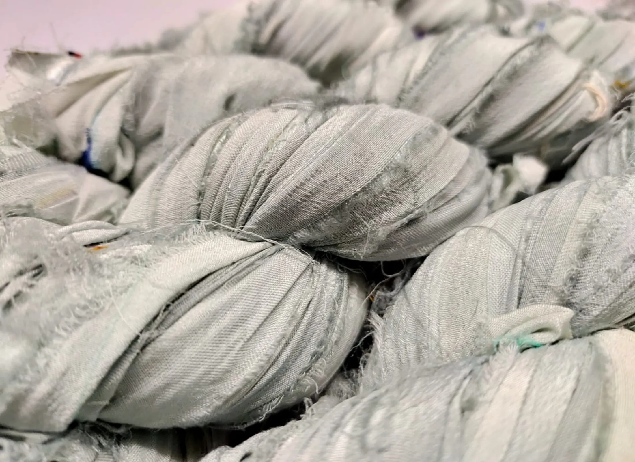 Recycled Chiffon Ribbon - LSmoke