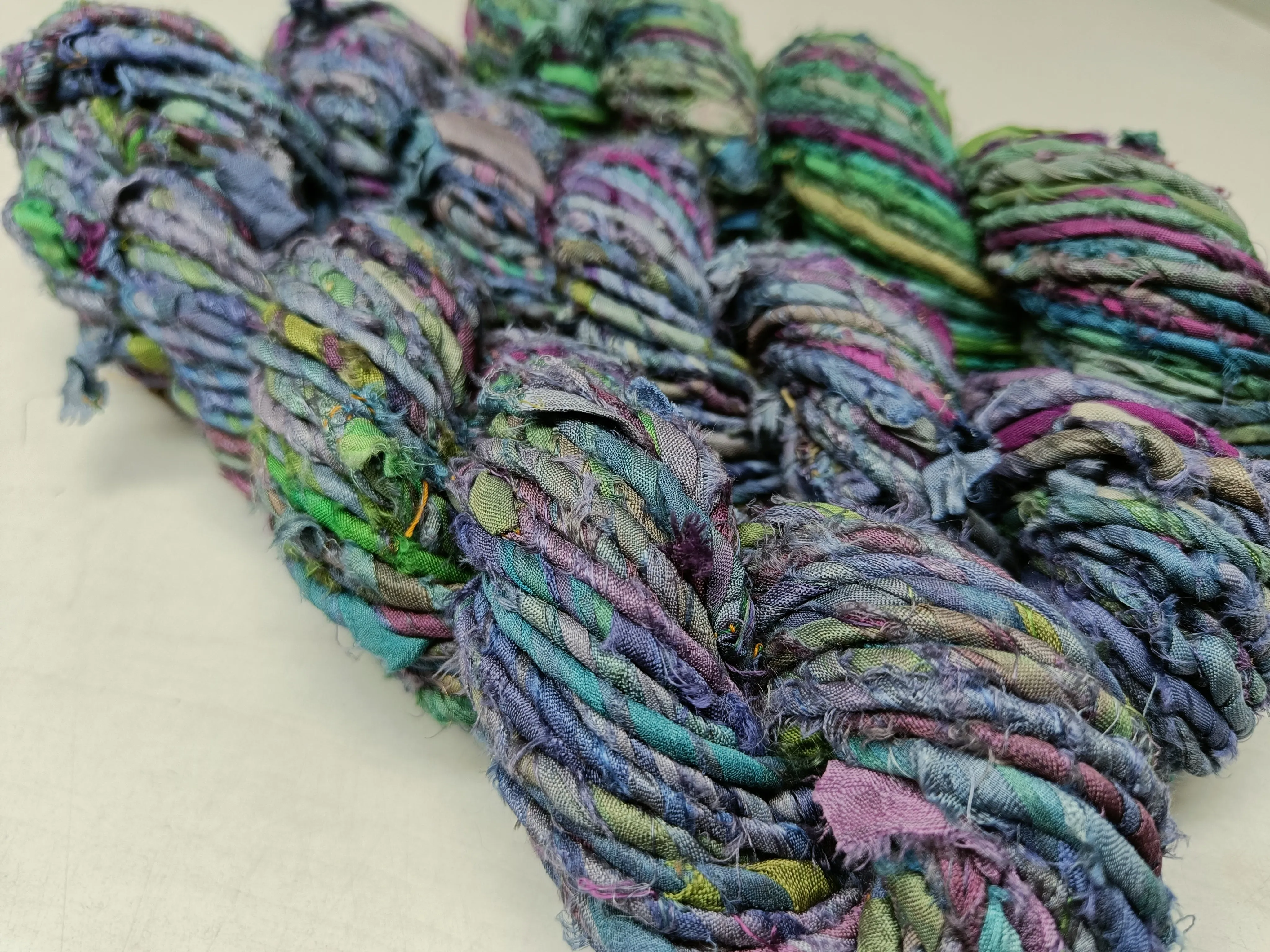 Recycled Twisted Ribbon - Ash Grey