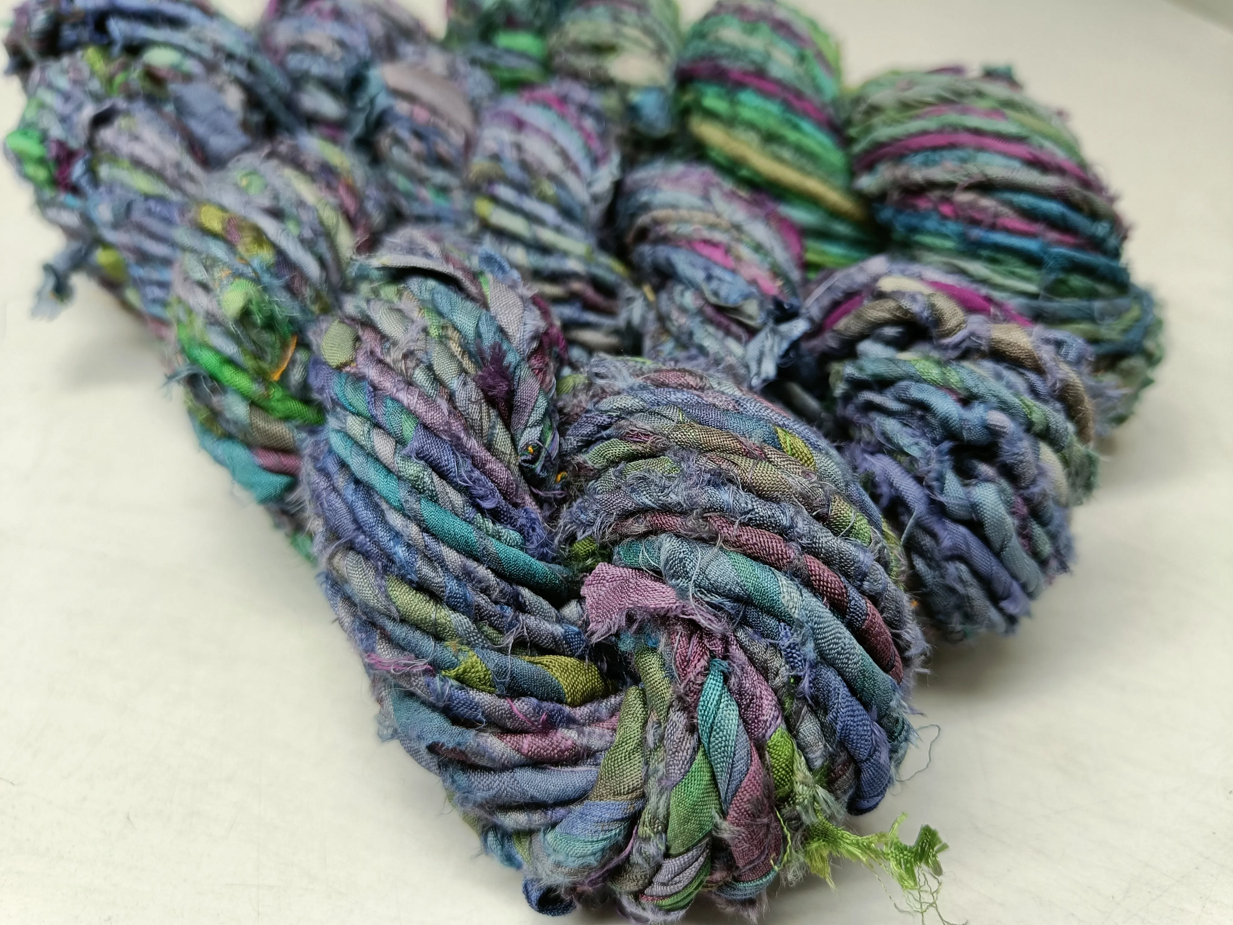 Recycled Twisted Ribbon - Ash Grey