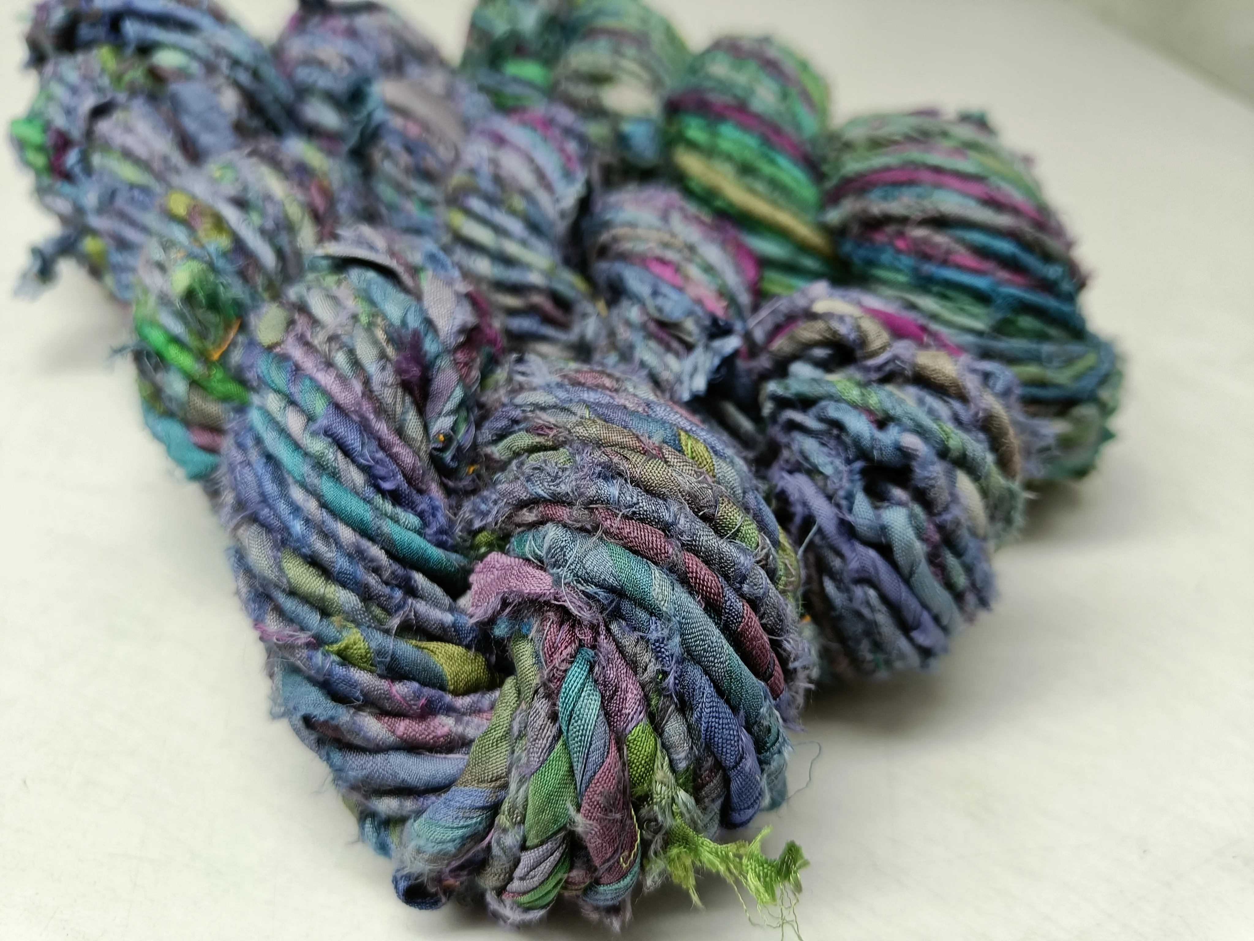 Recycled Twisted Ribbon - Ash Grey