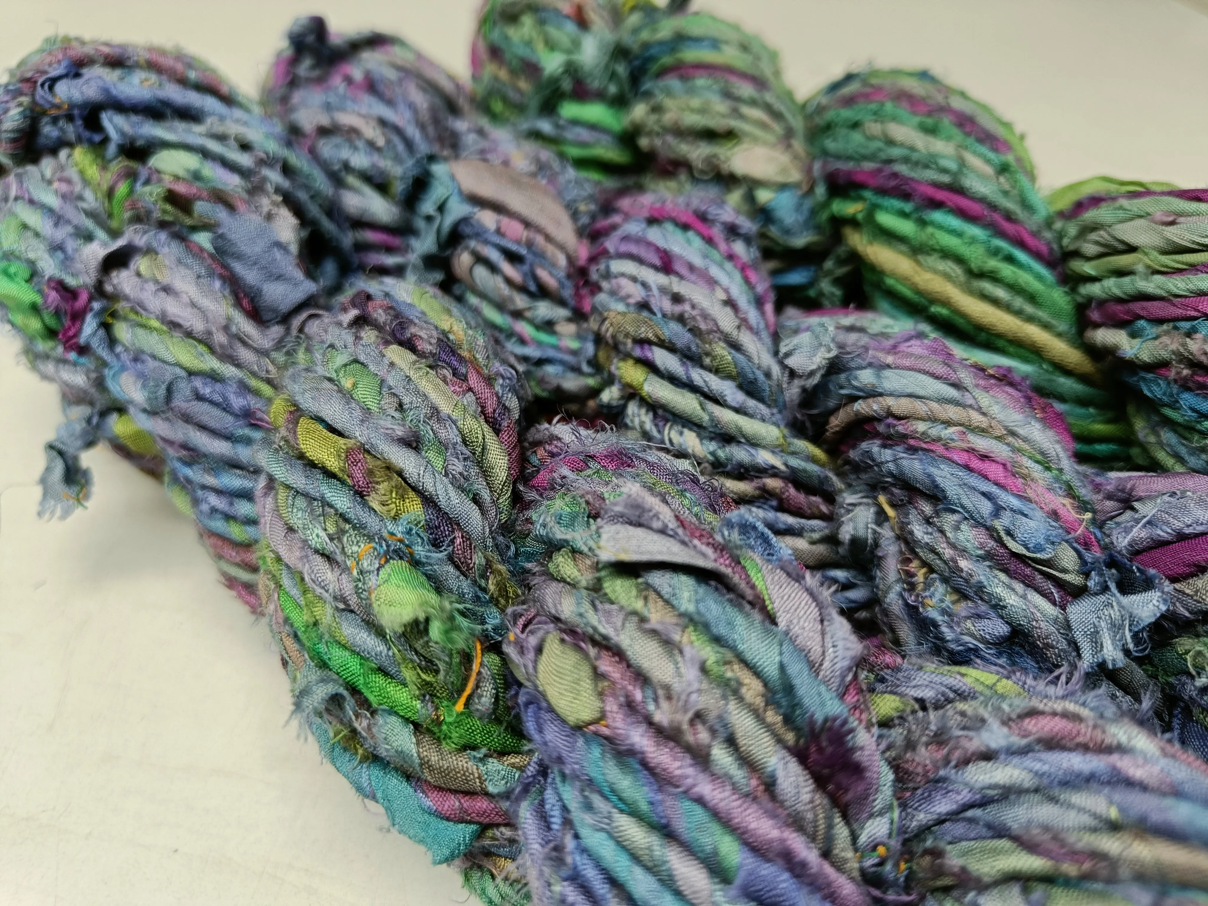 Recycled Twisted Ribbon - Ash Grey