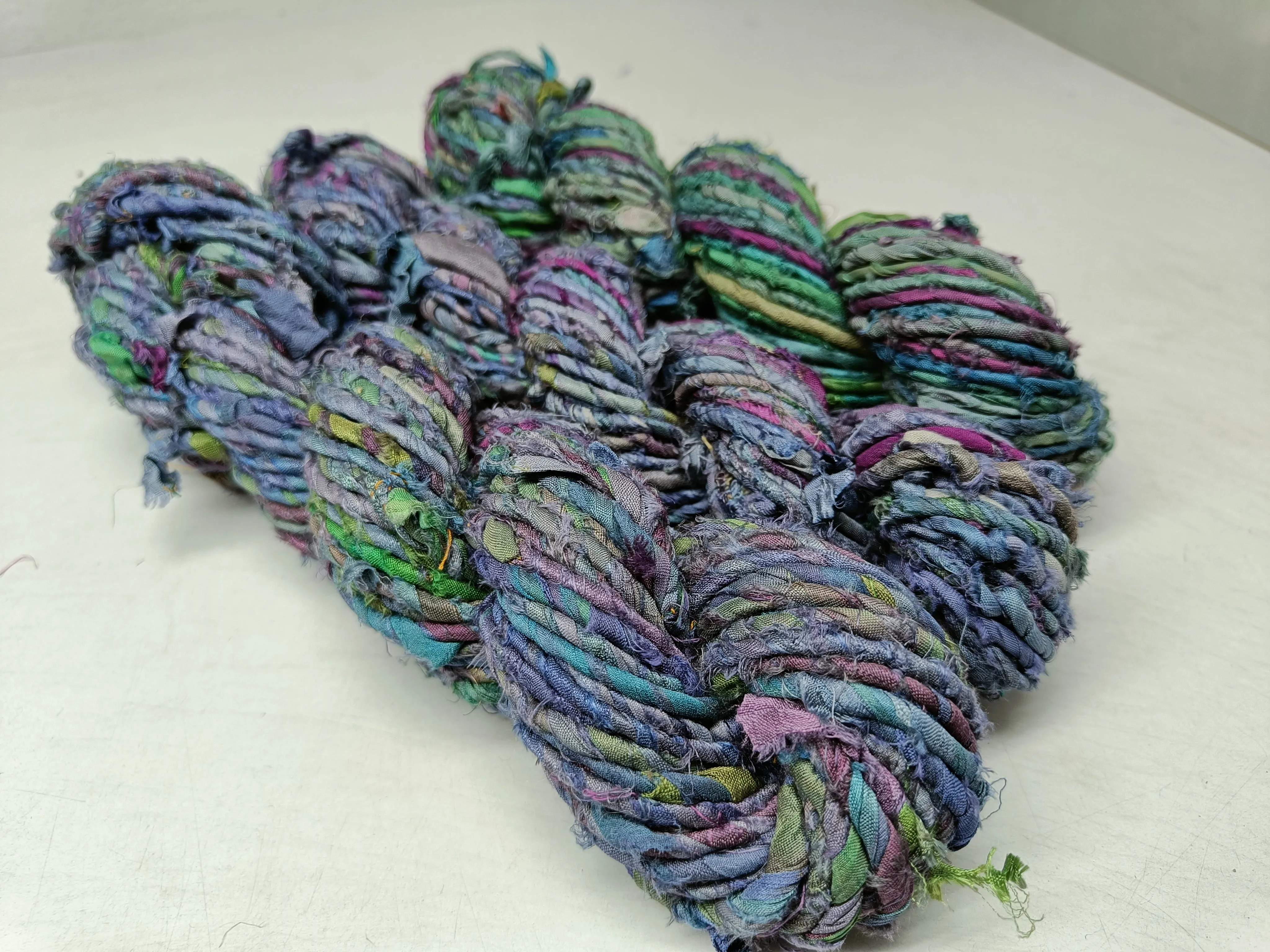Recycled Twisted Ribbon - Ash Grey