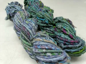 Recycled Twisted Ribbon - Blue Ash
