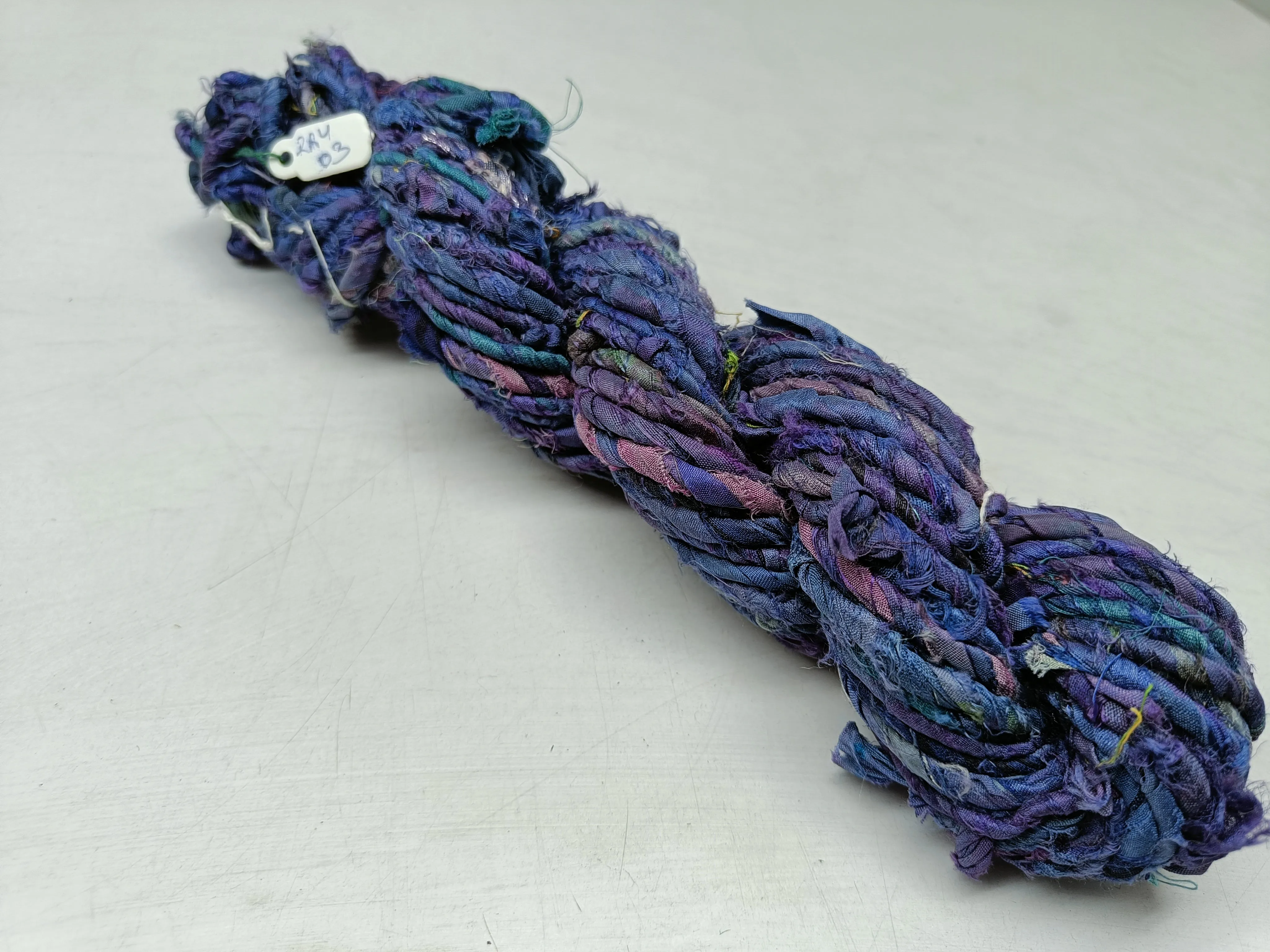 Recycled Twisted Ribbon - Blue Pastel