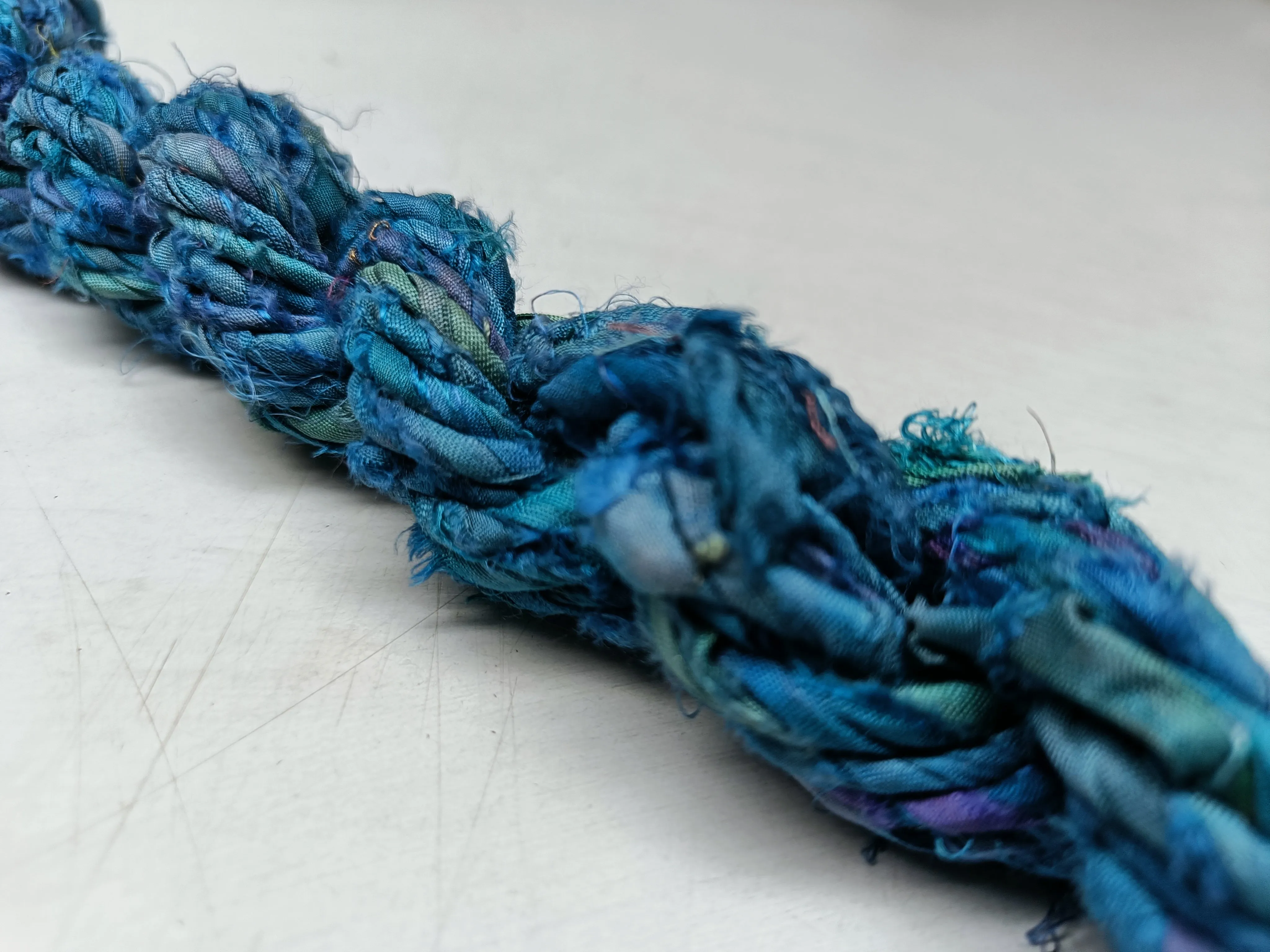 Recycled Twisted Ribbon - Gentle Sea