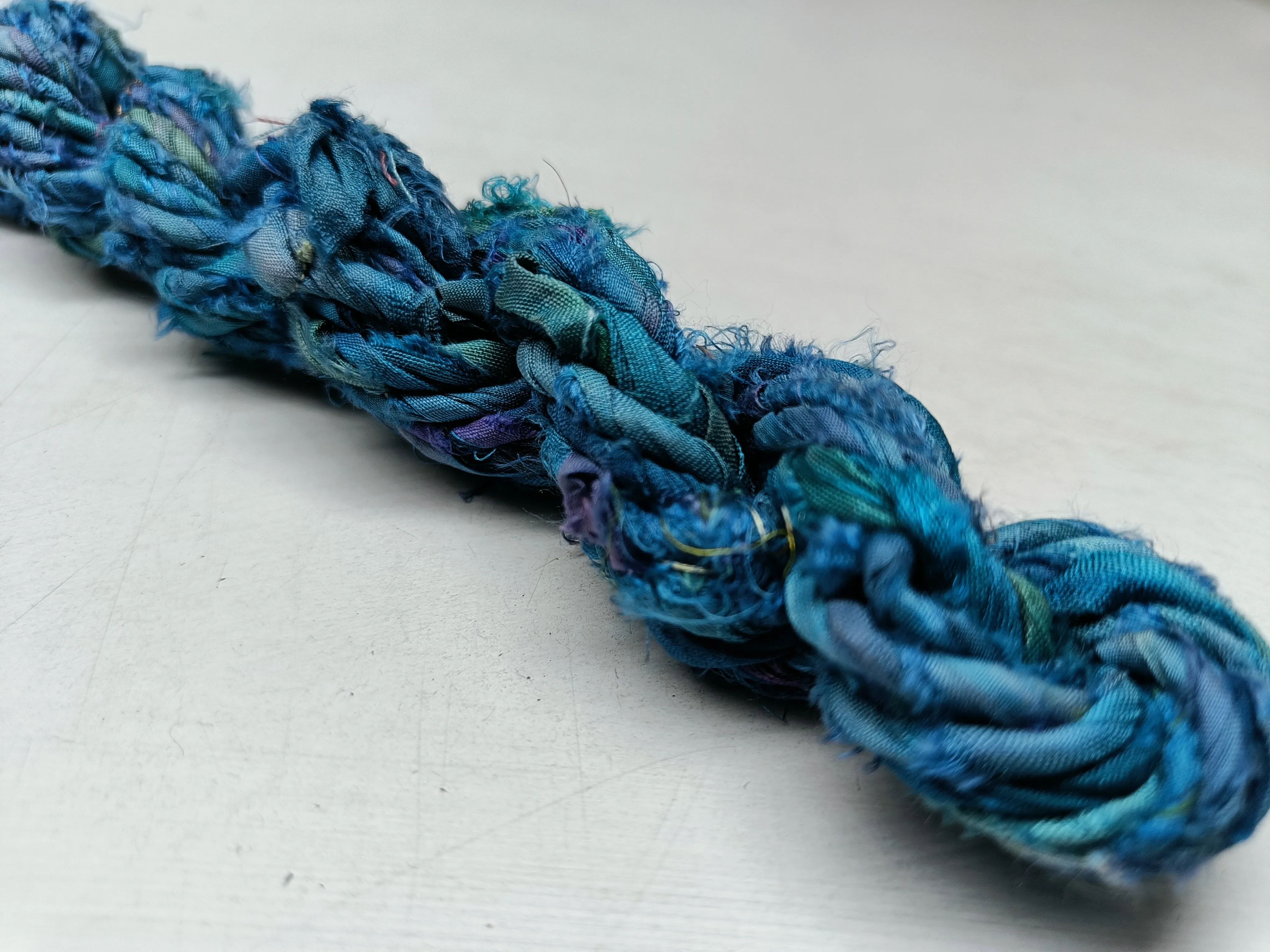 Recycled Twisted Ribbon - Gentle Sea