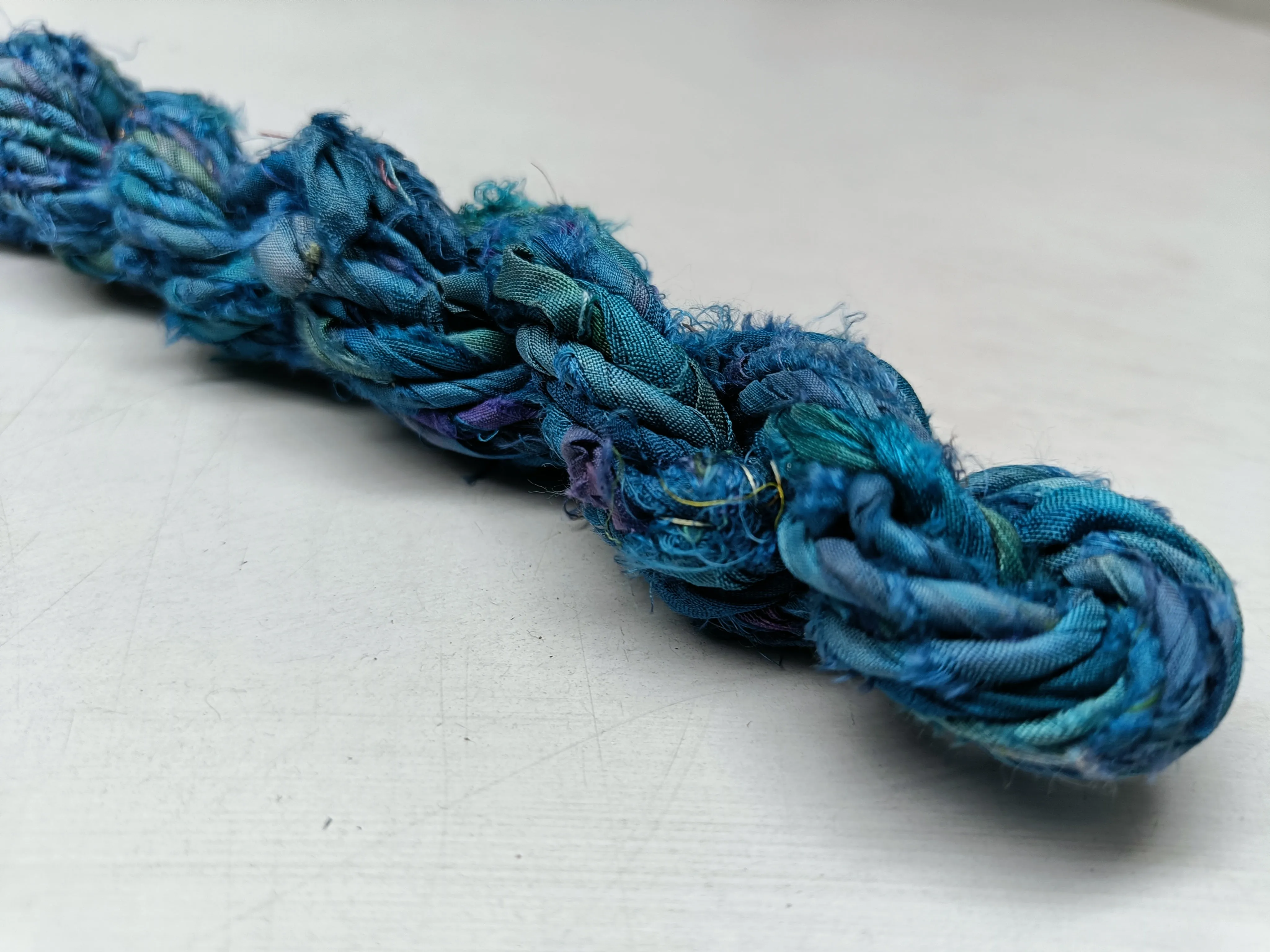 Recycled Twisted Ribbon - Gentle Sea