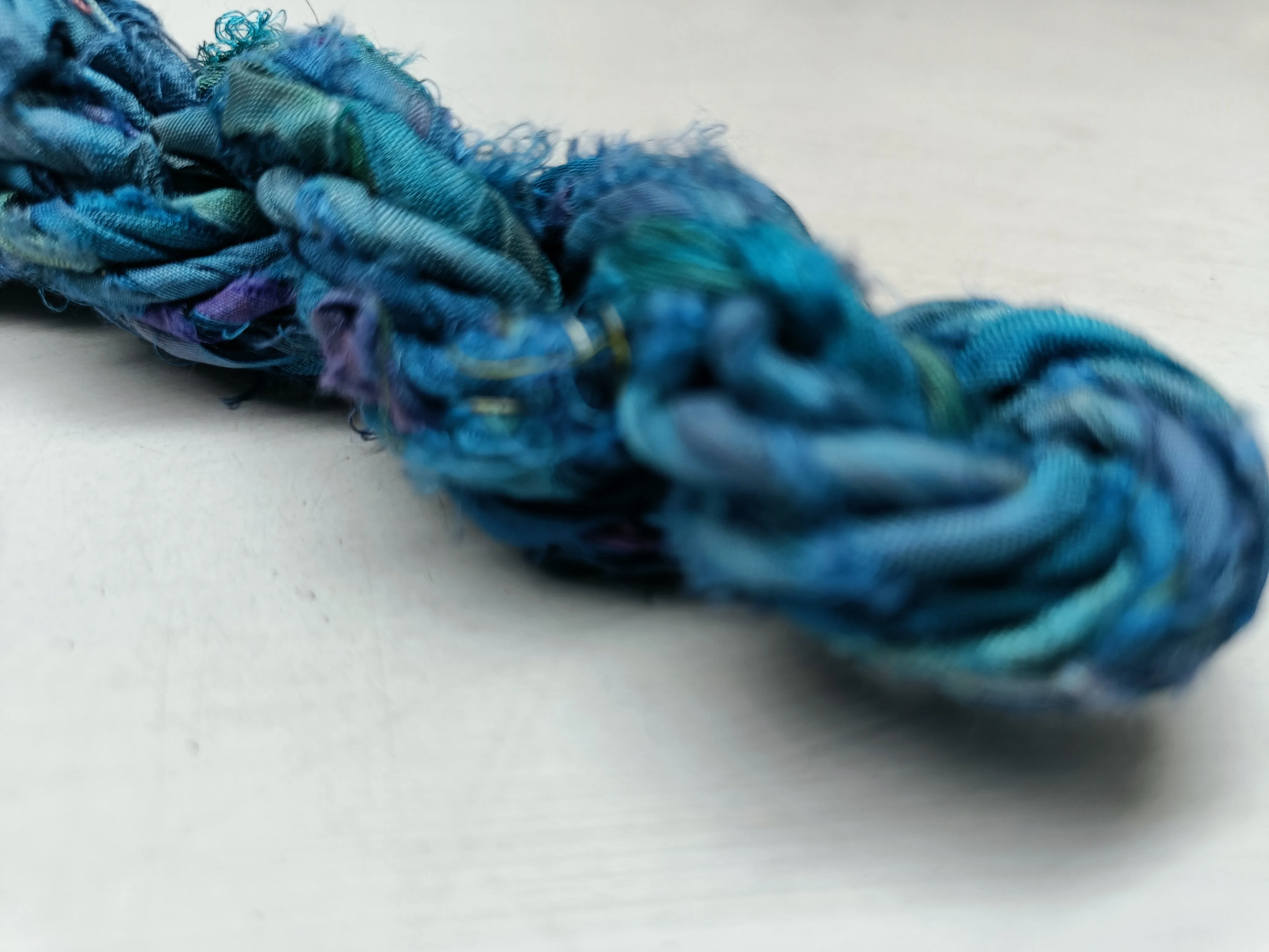 Recycled Twisted Ribbon - Gentle Sea
