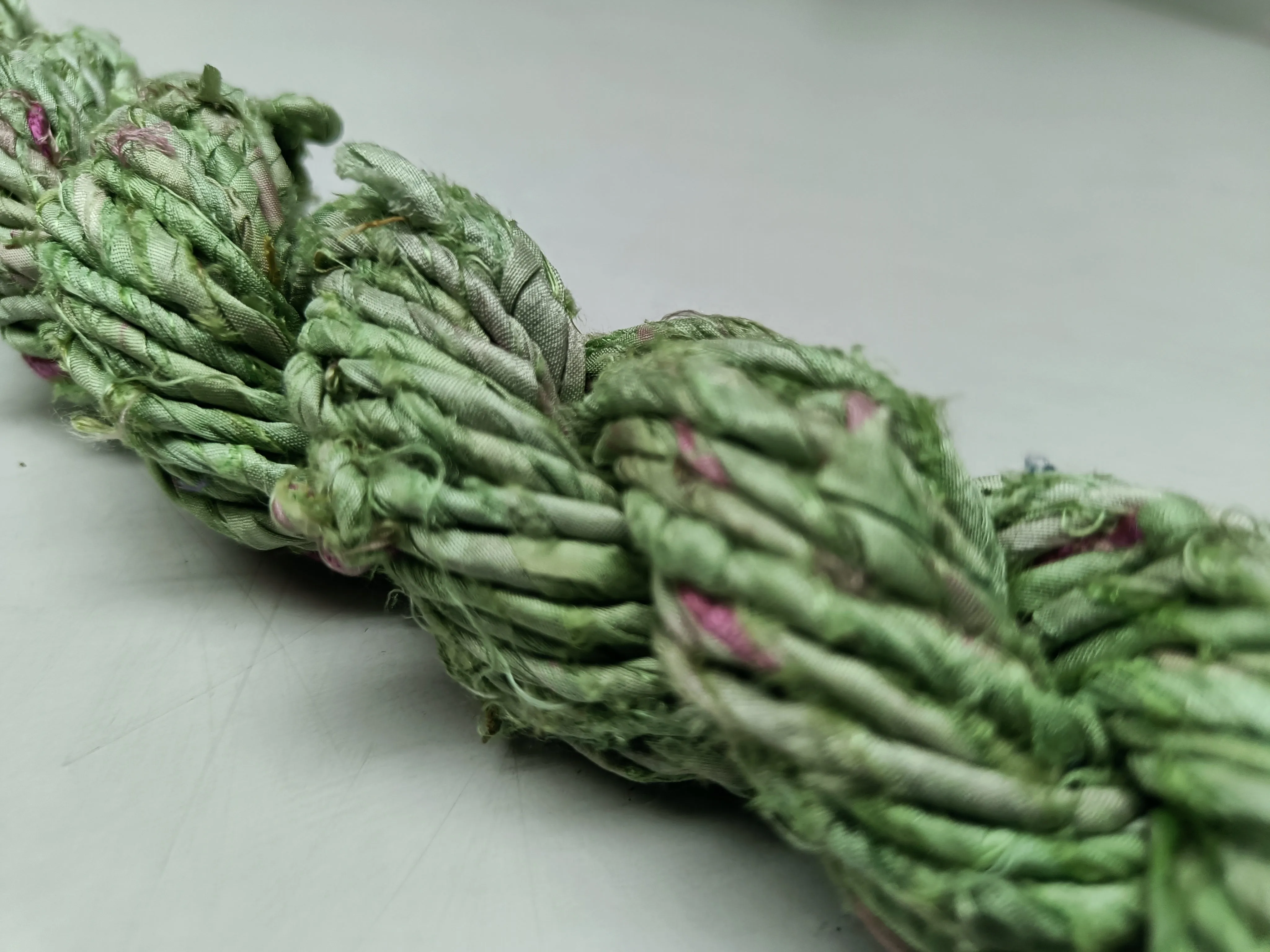 Recycled Twisted Ribbon - Pickle