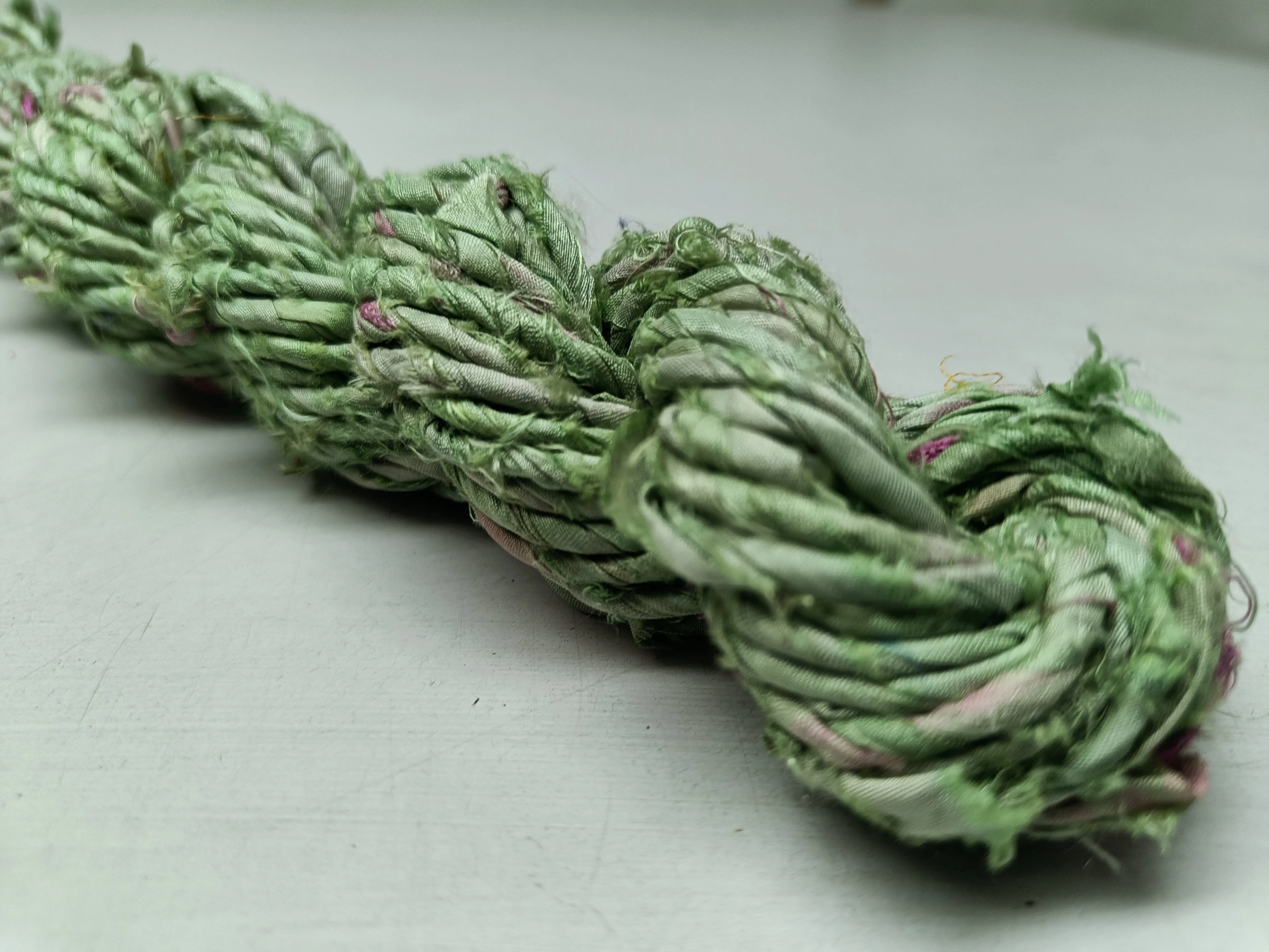 Recycled Twisted Ribbon - Pickle