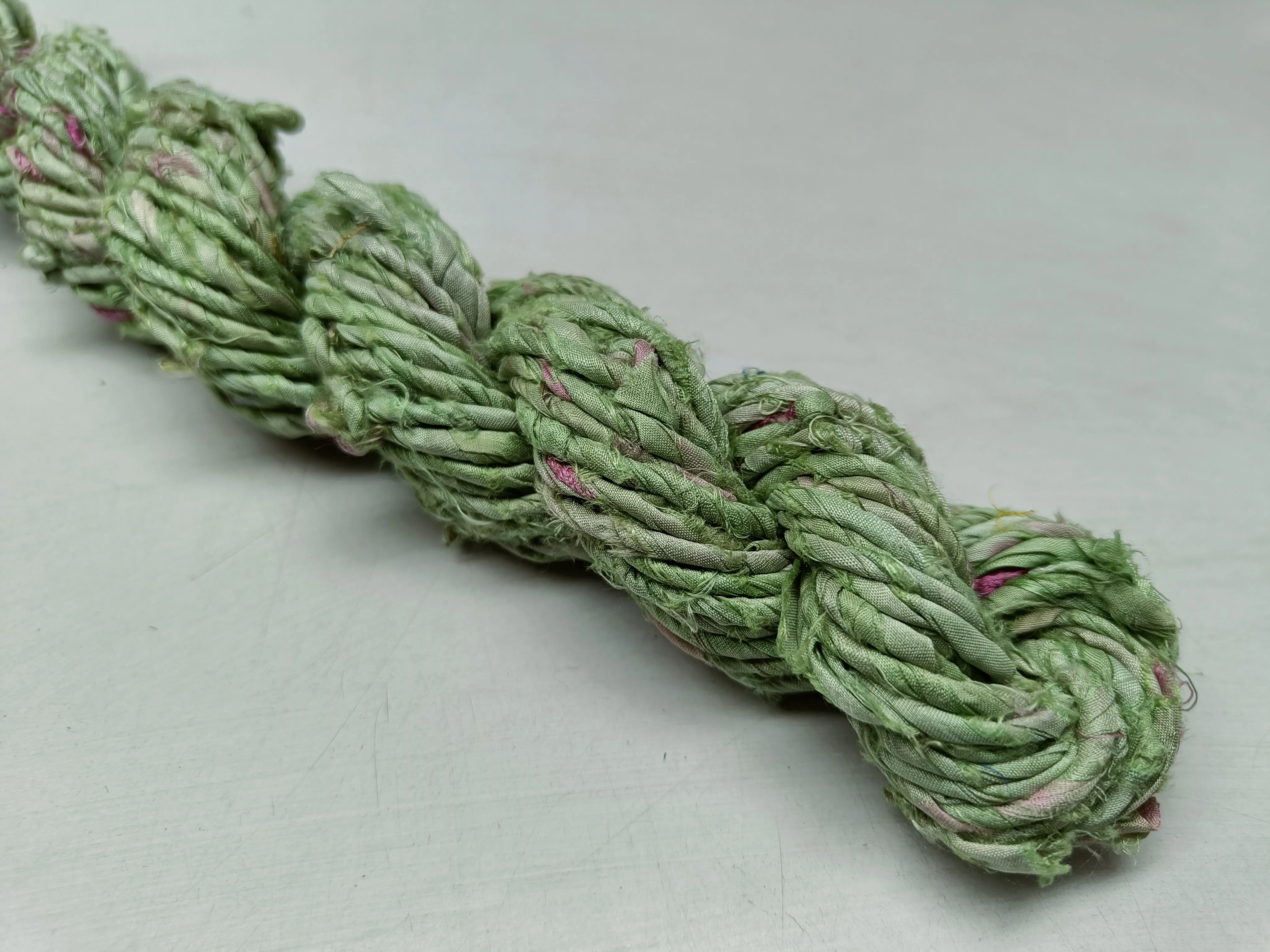 Recycled Twisted Ribbon - Pickle