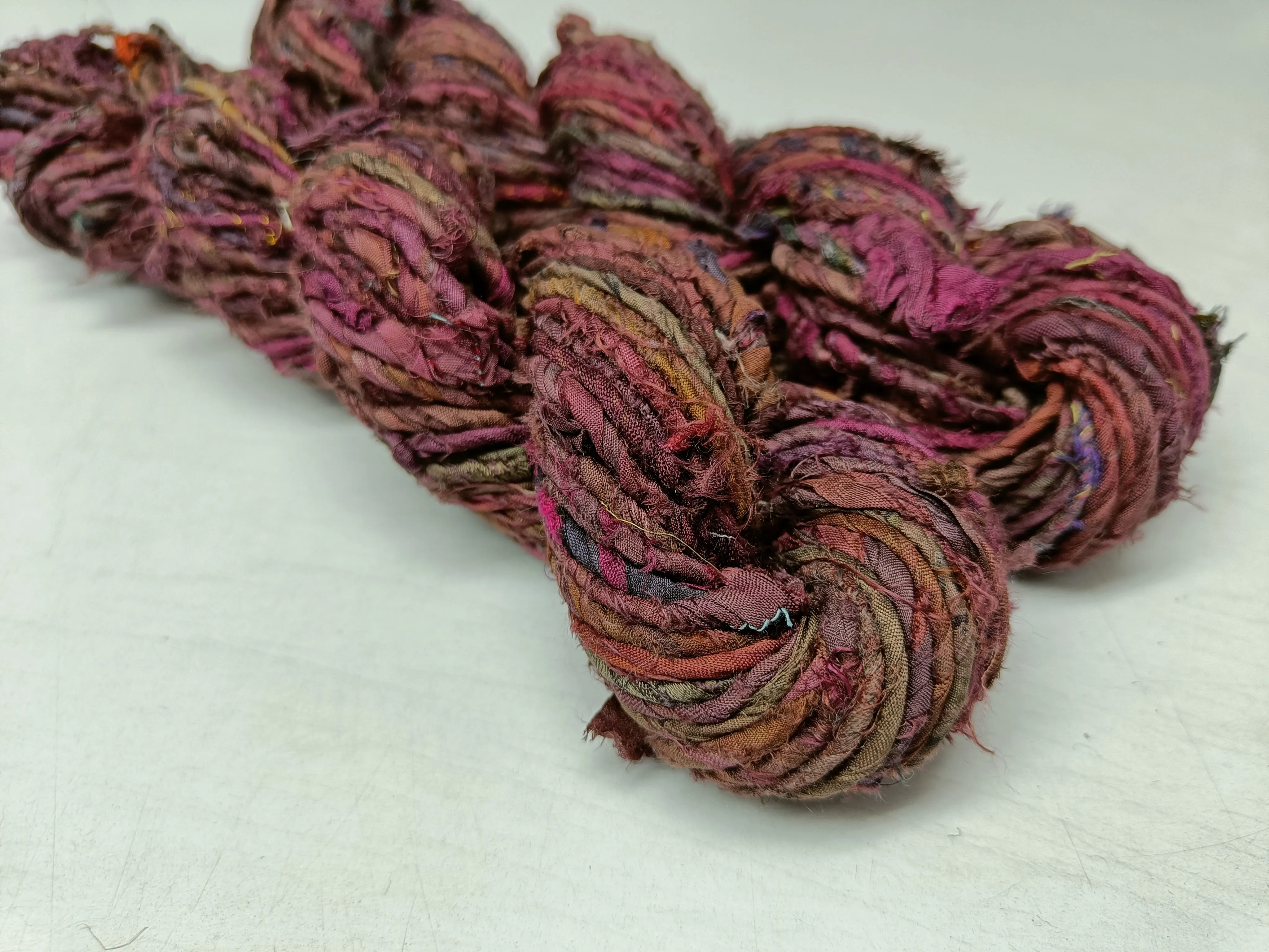 Recycled Twisted Ribbon - Plum