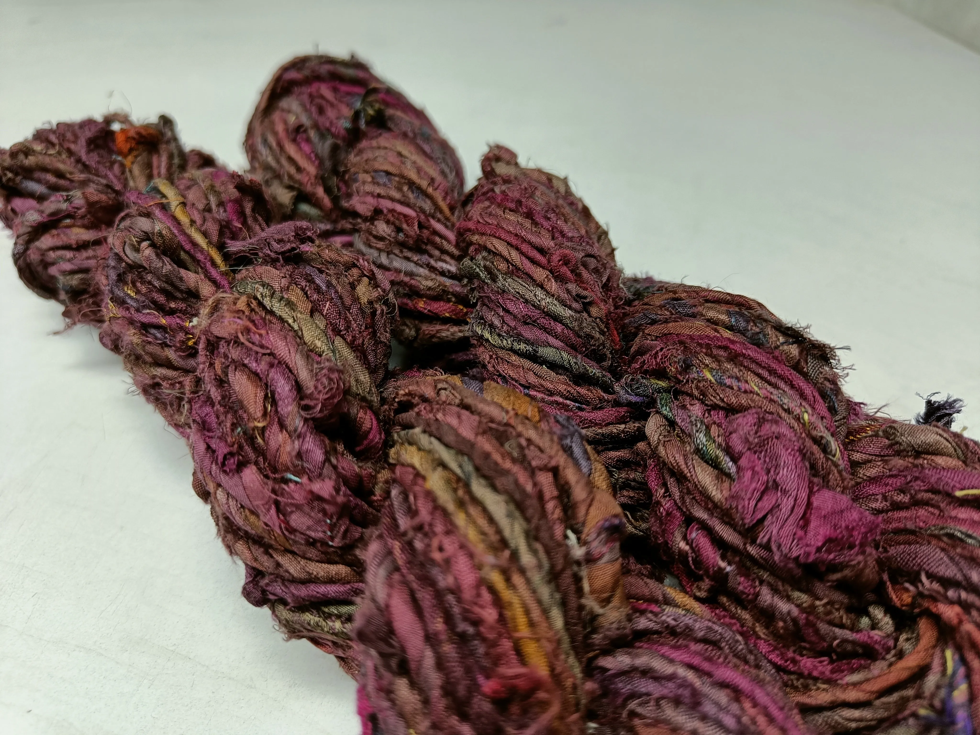 Recycled Twisted Ribbon - Plum