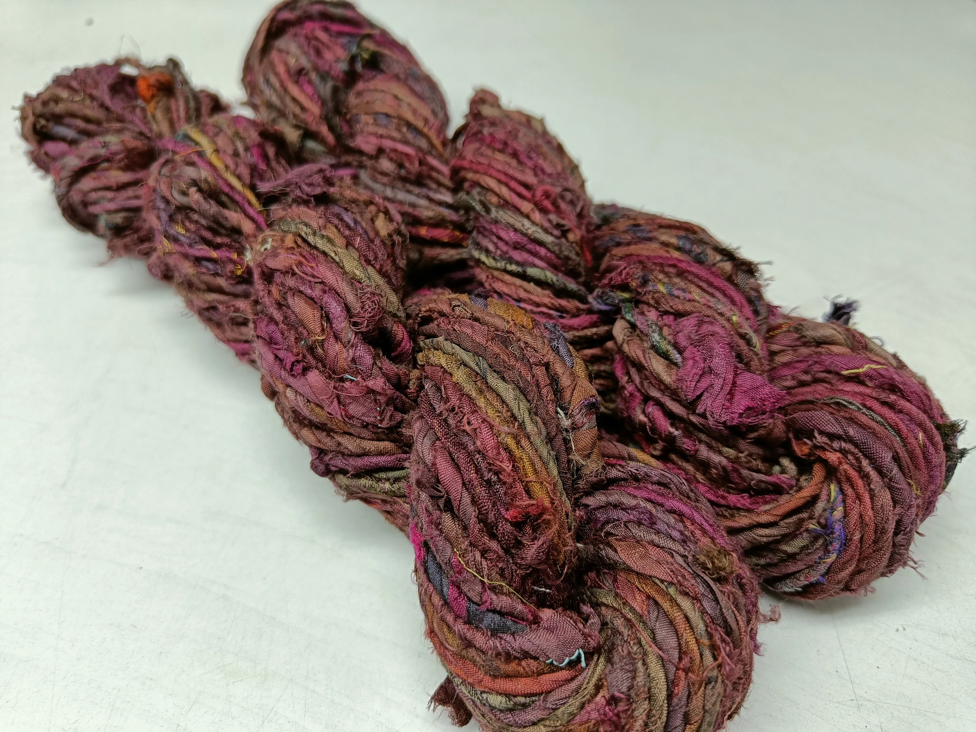 Recycled Twisted Ribbon - Plum