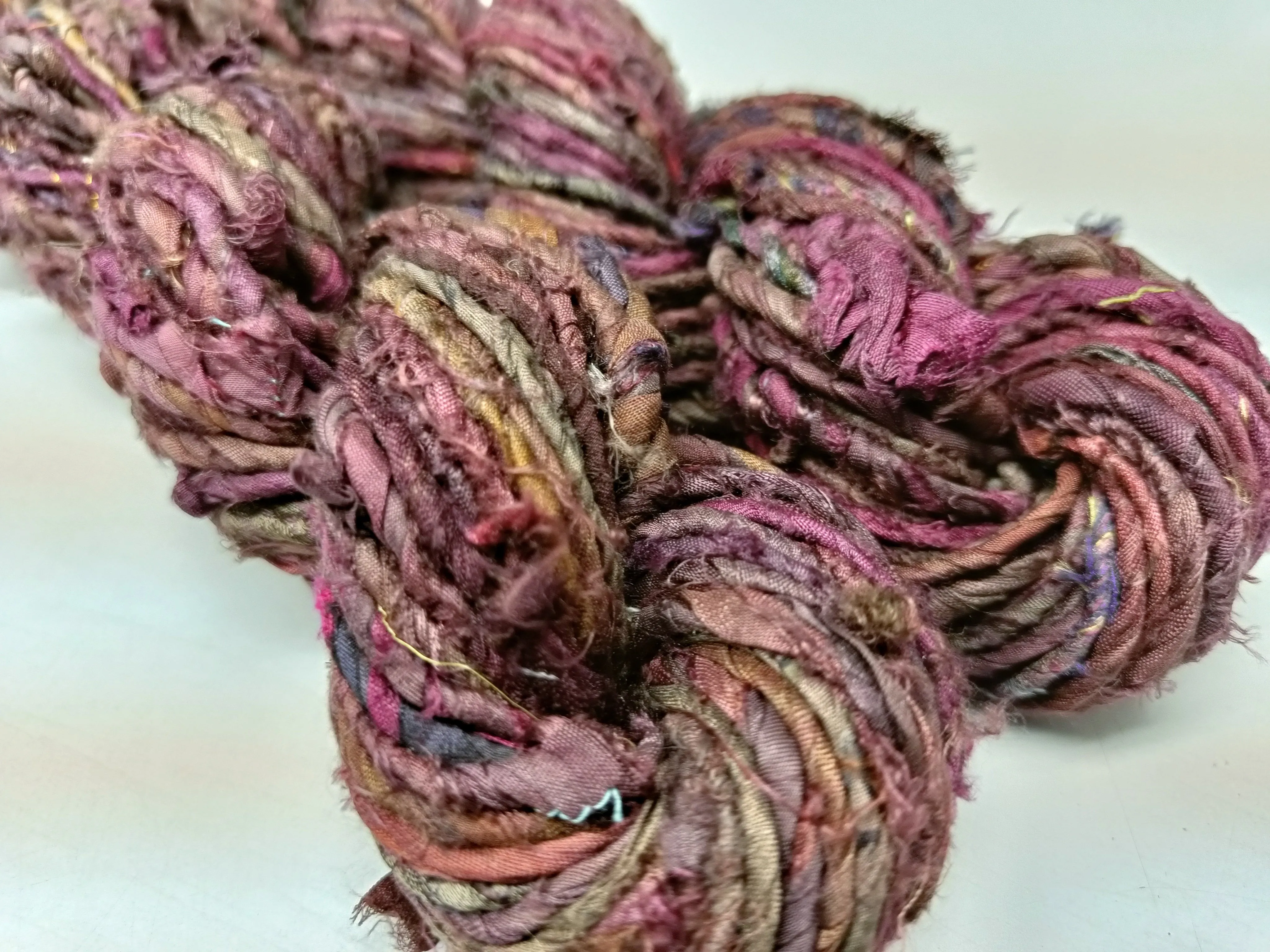 Recycled Twisted Ribbon - Plum