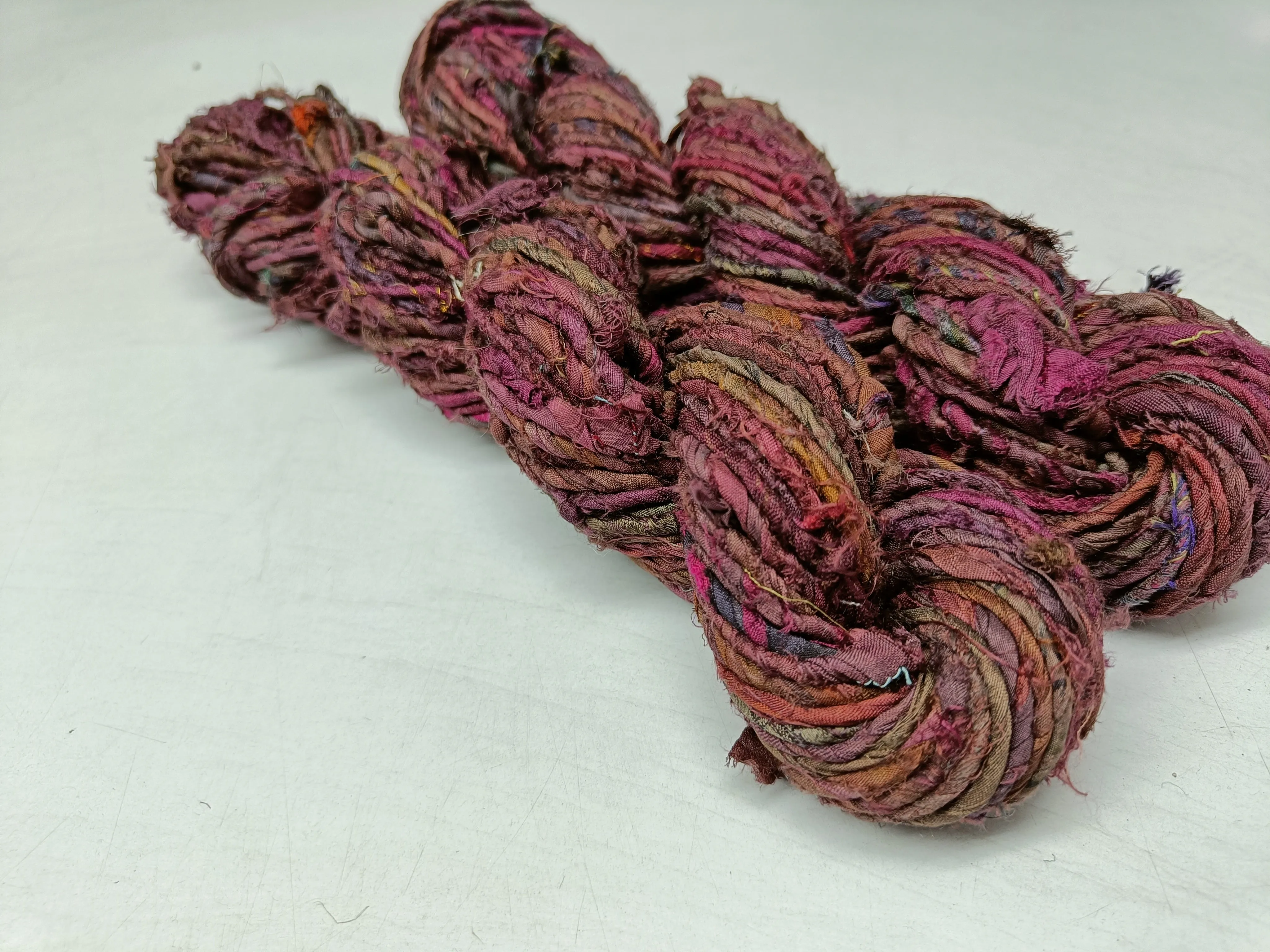 Recycled Twisted Ribbon - Plum