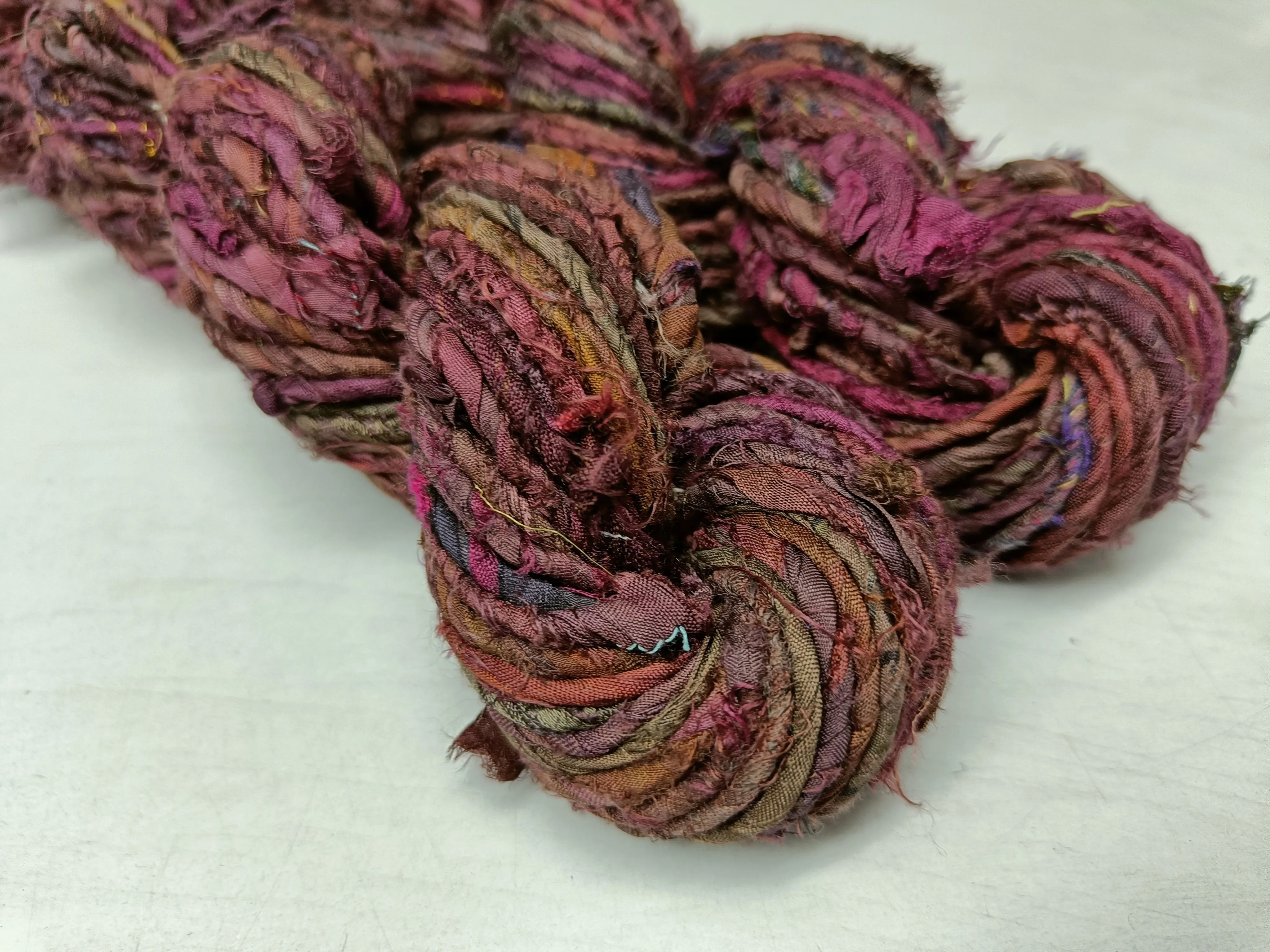 Recycled Twisted Ribbon - Plum
