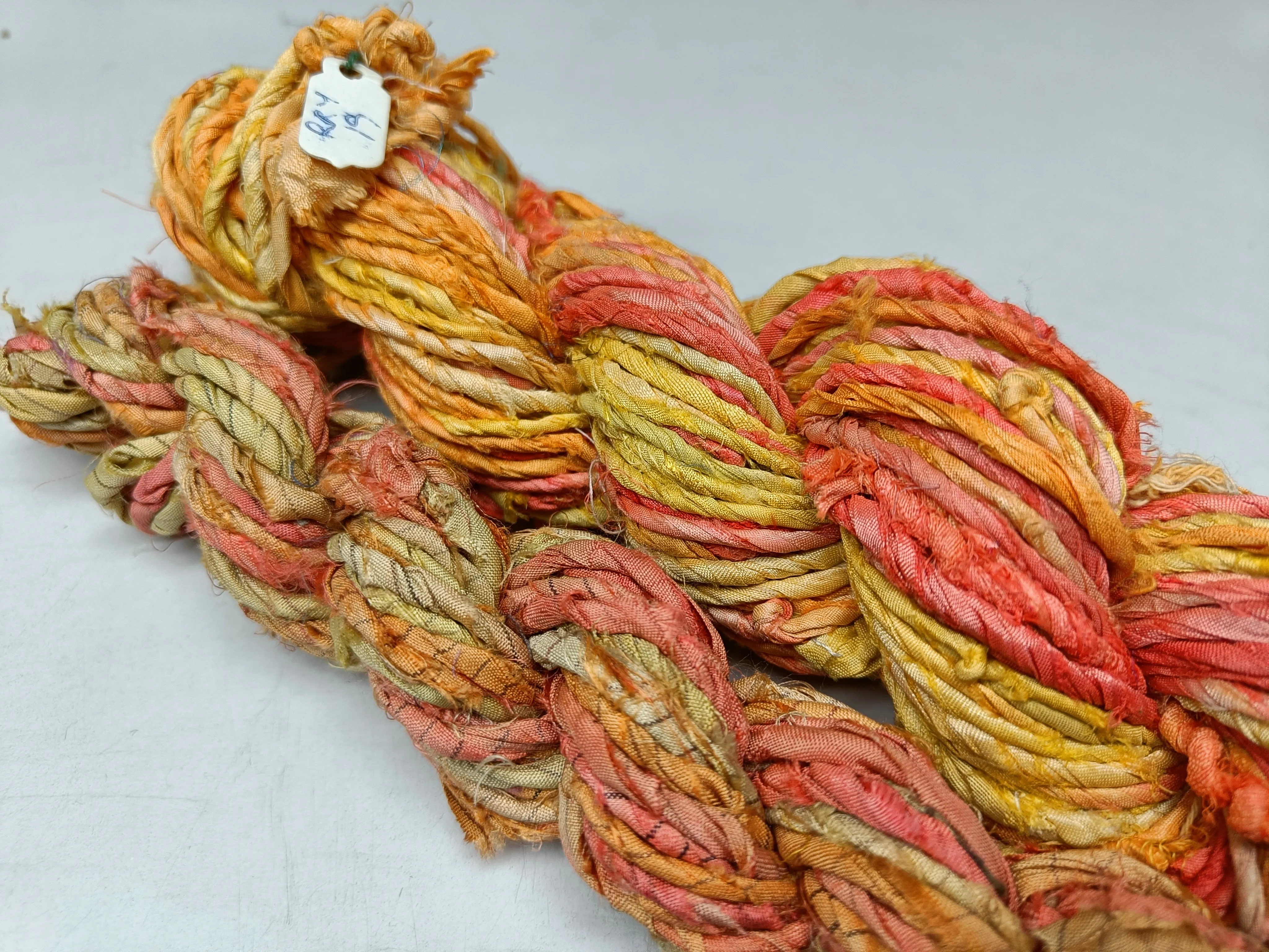 Recycled Twisted Ribbon - Sunset