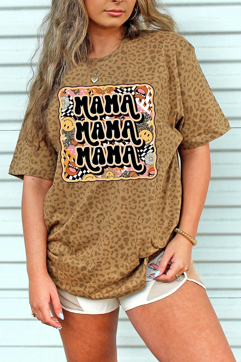 Retro Stacked Mama Fine Jersey Tee