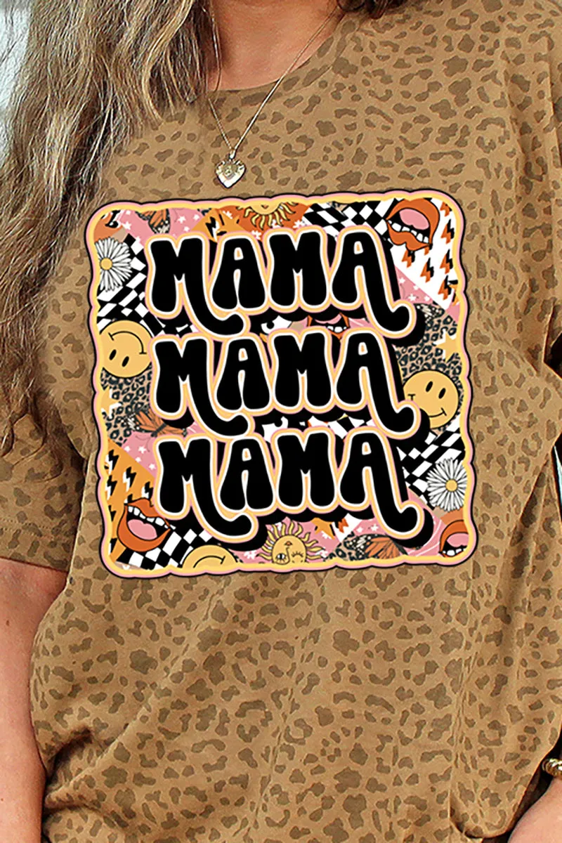 Retro Stacked Mama Fine Jersey Tee