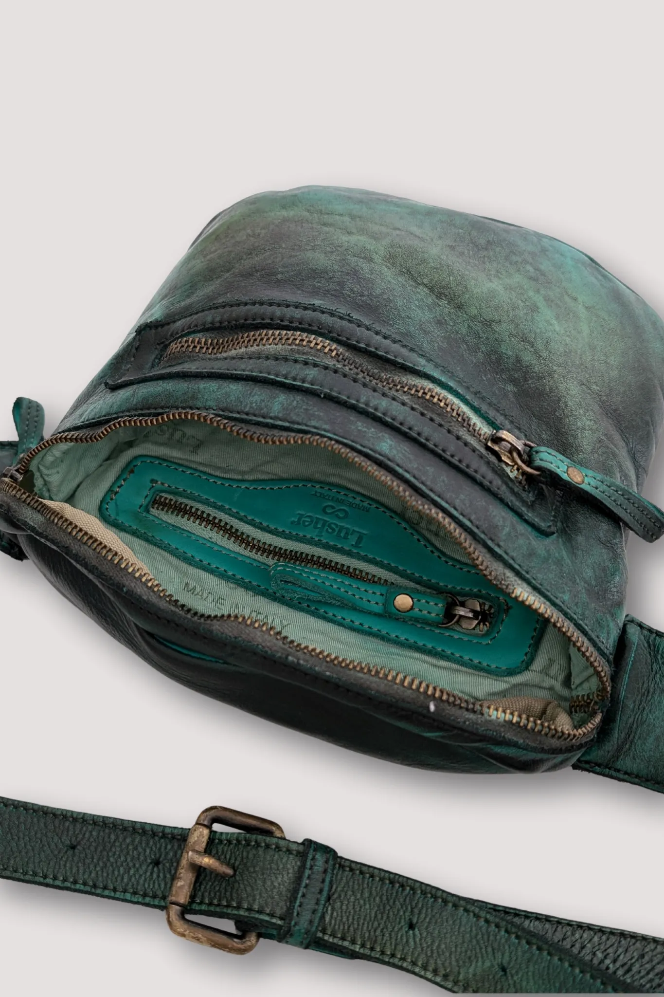 Rider Crossbody Sling Bag - Gold Green - MENS - CANADA