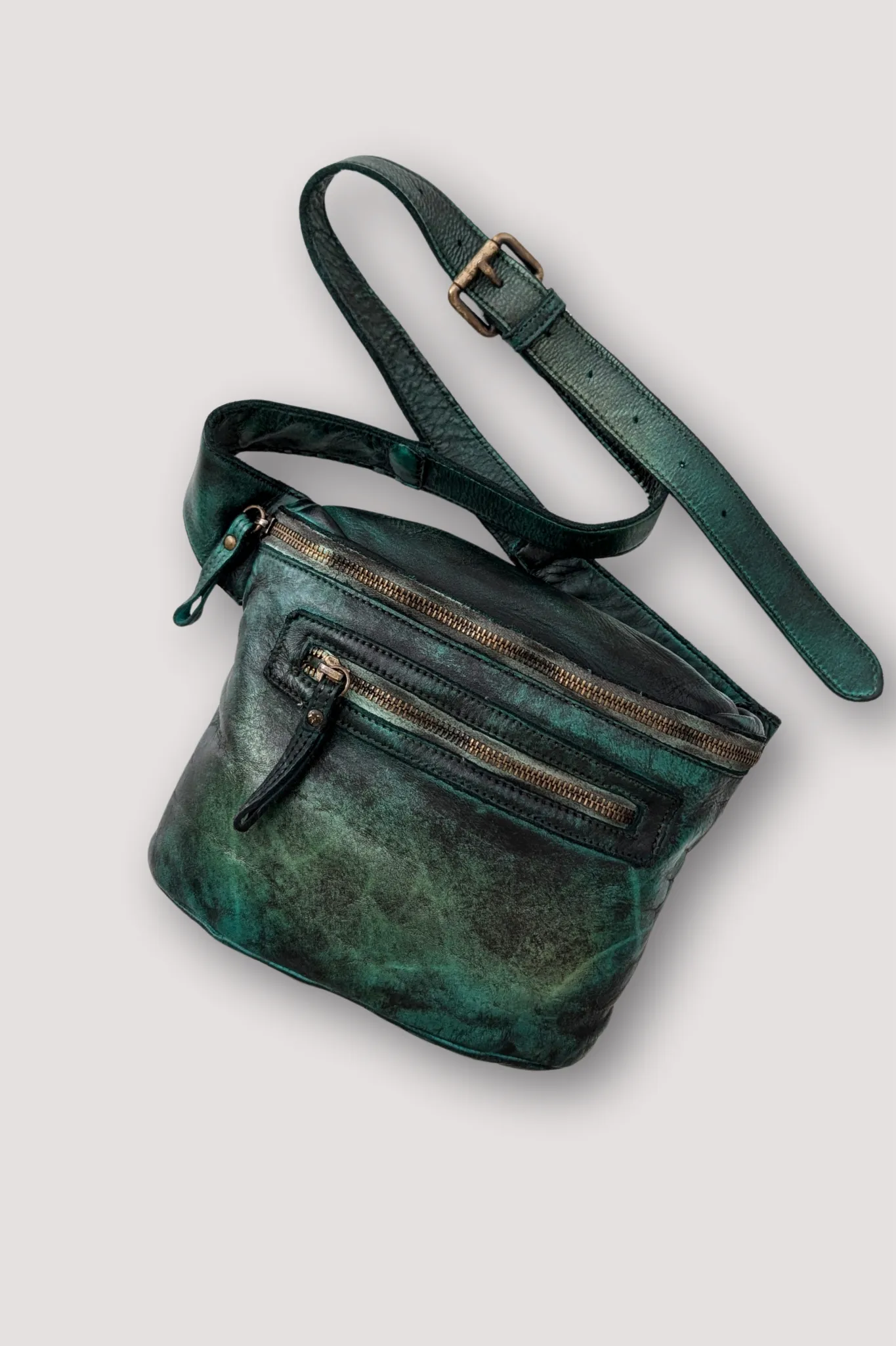 Rider Crossbody Sling Bag - Gold Green - MENS - CANADA