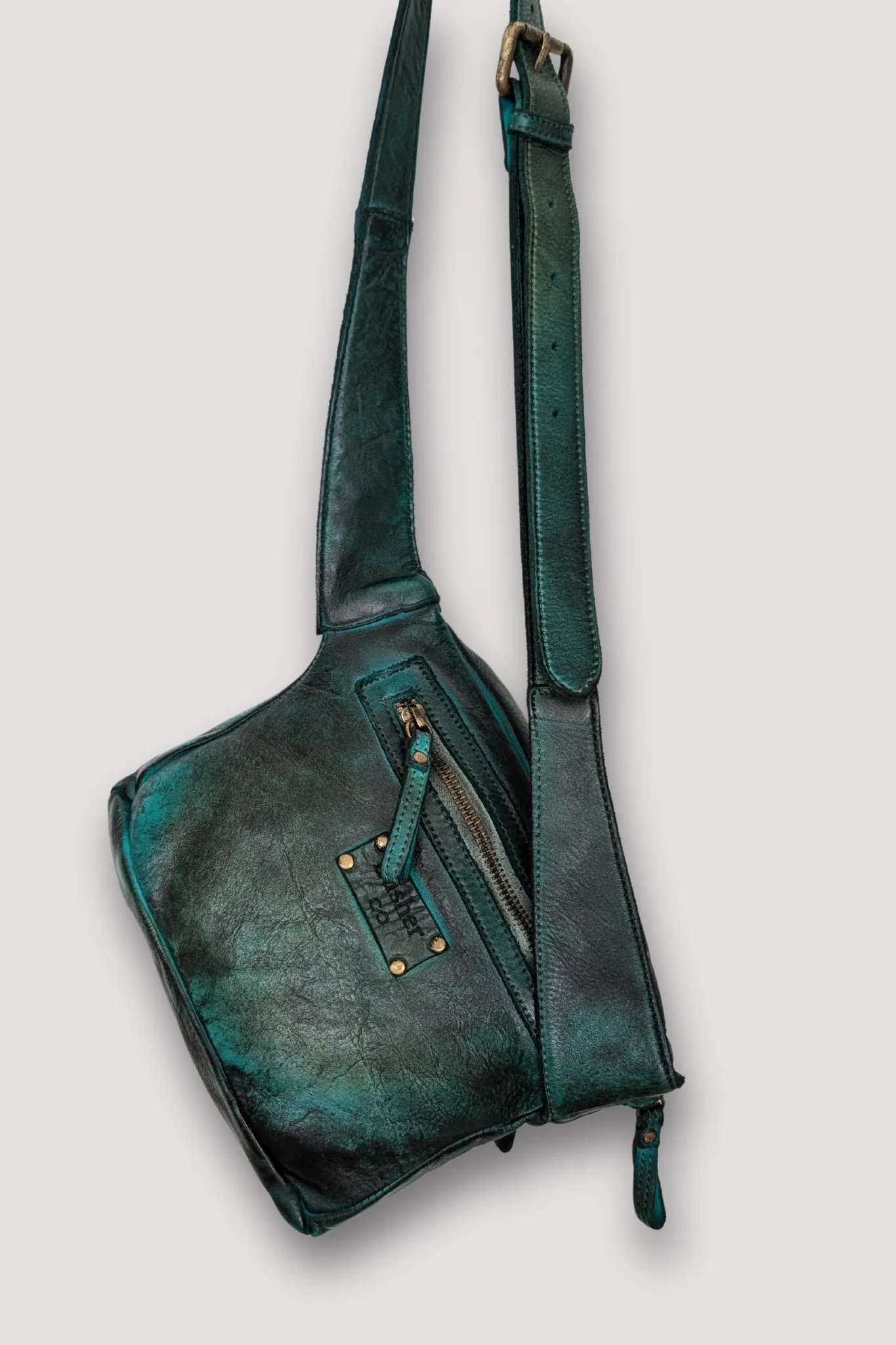Rider Crossbody Sling Bag - Gold Green - MENS - CANADA