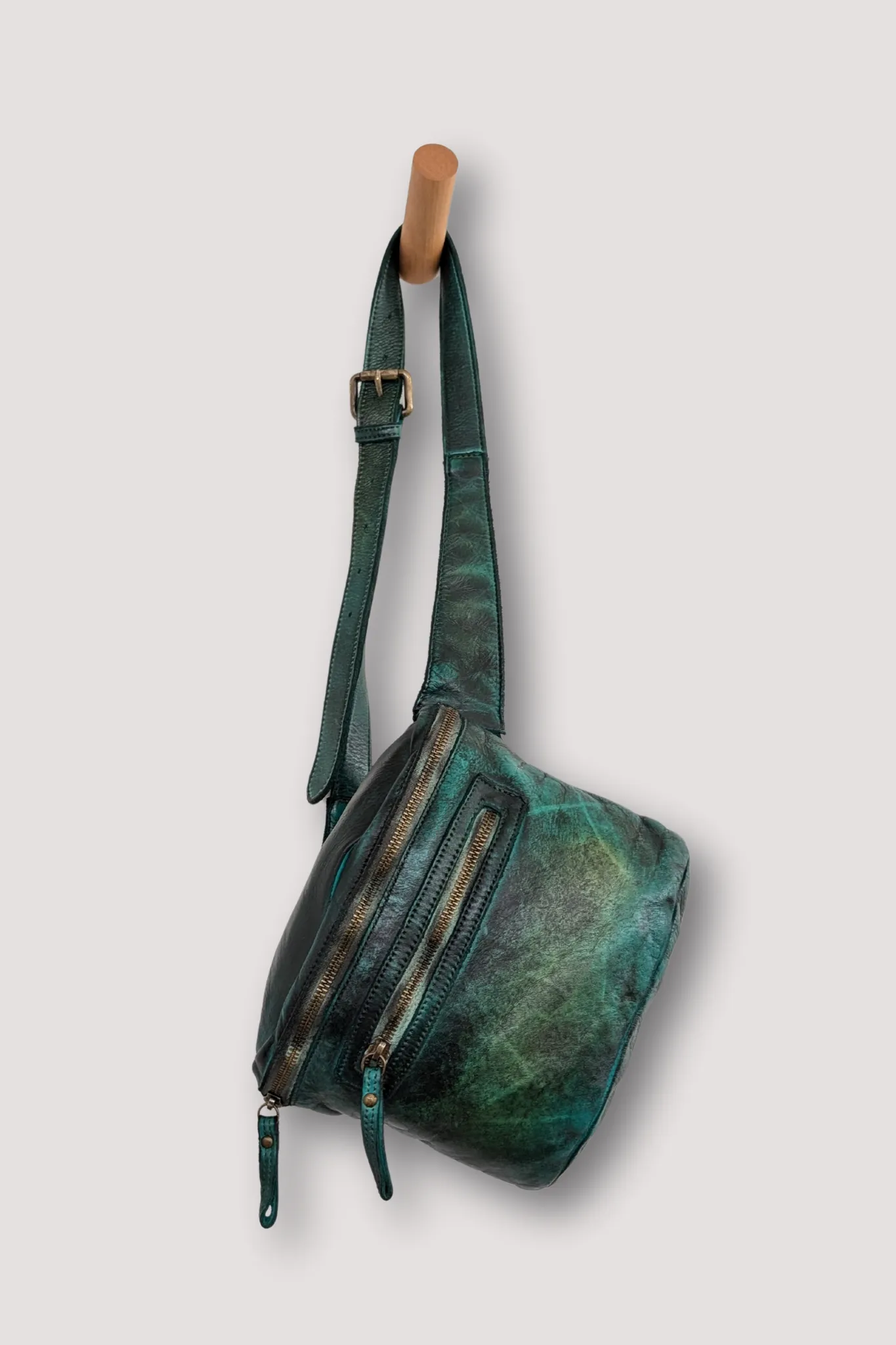 Rider Crossbody Sling Bag - Gold Green - MENS - CANADA
