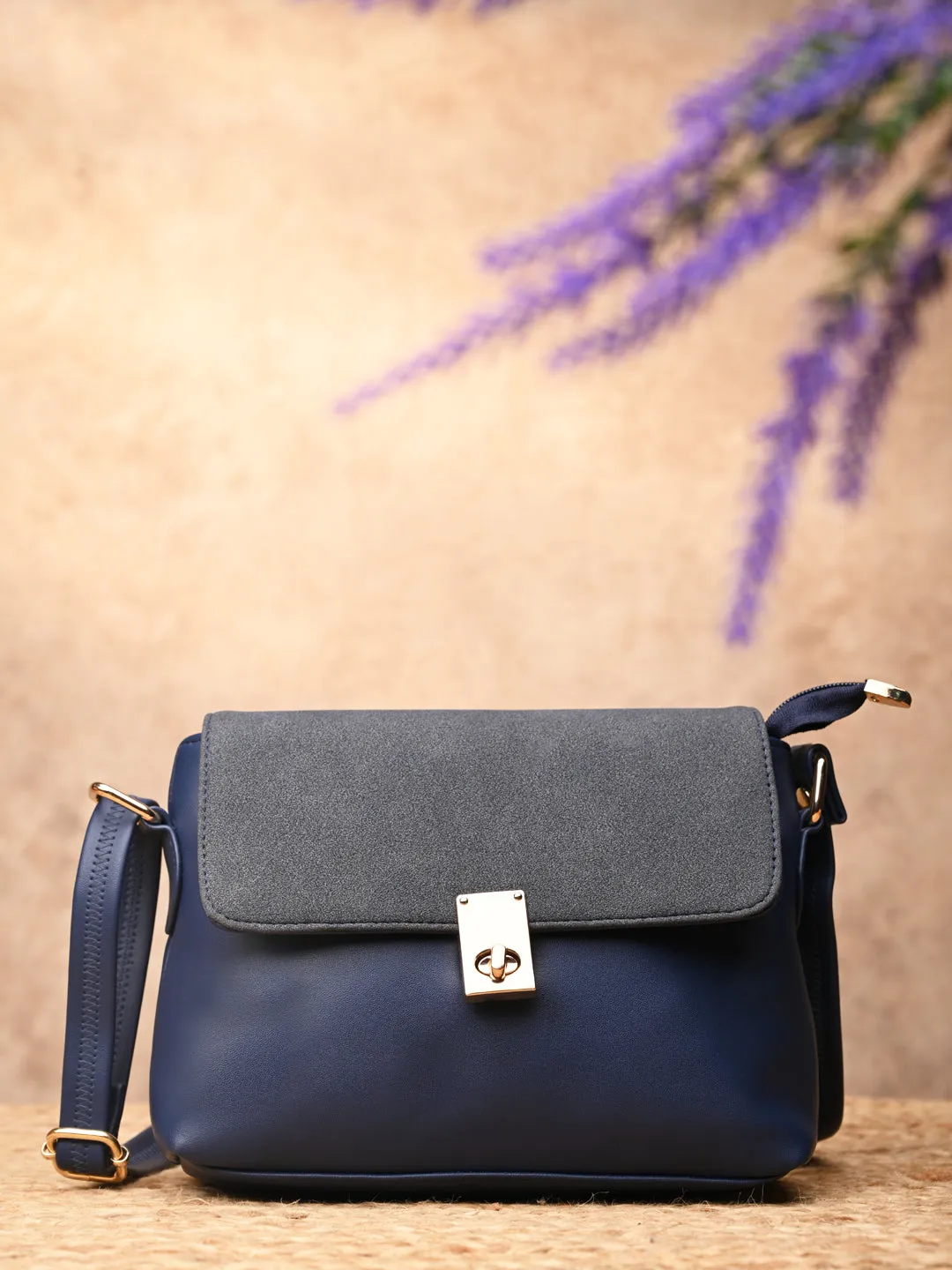 Rocia By Regal Navy Women Solid Crossbody
