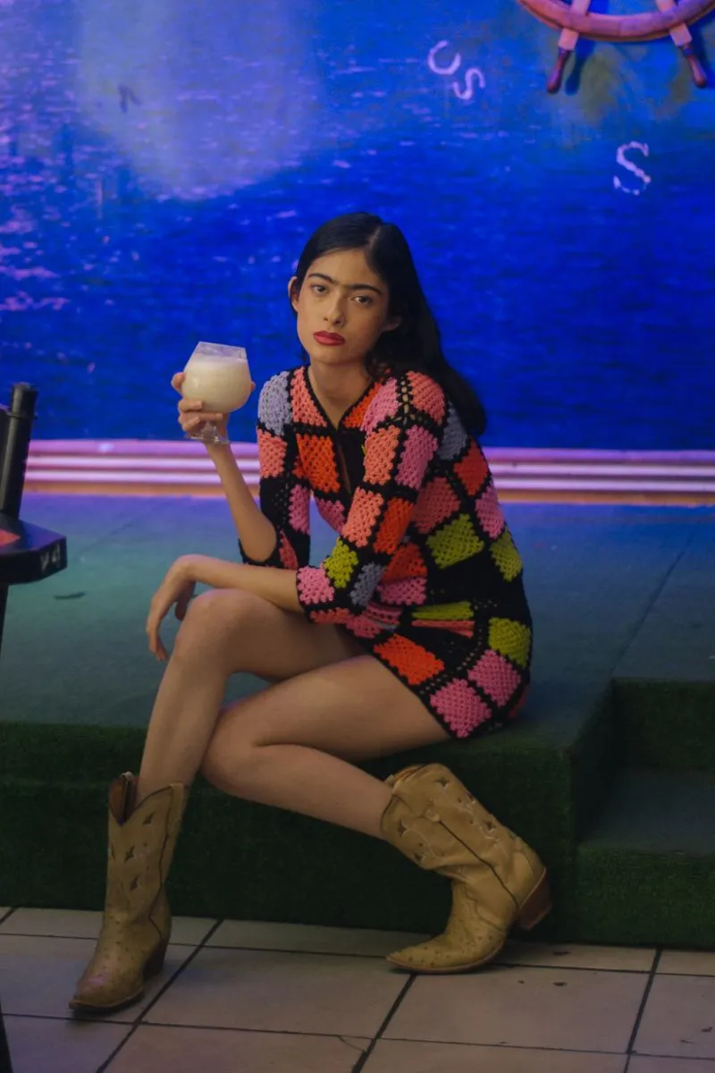 Romy Mini Skirt in Odeon