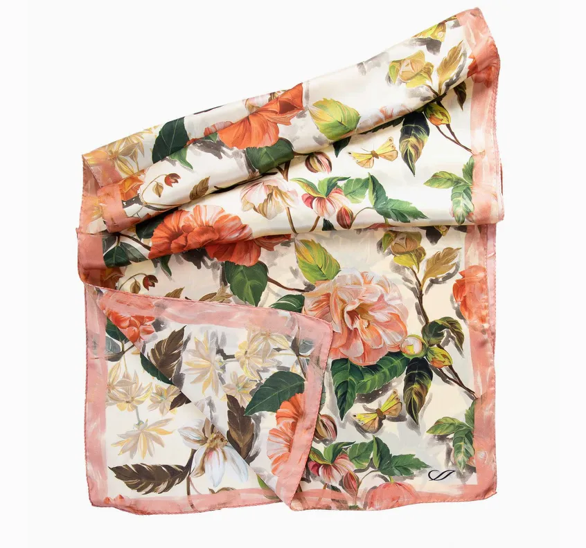 Rosa Silk Scarf