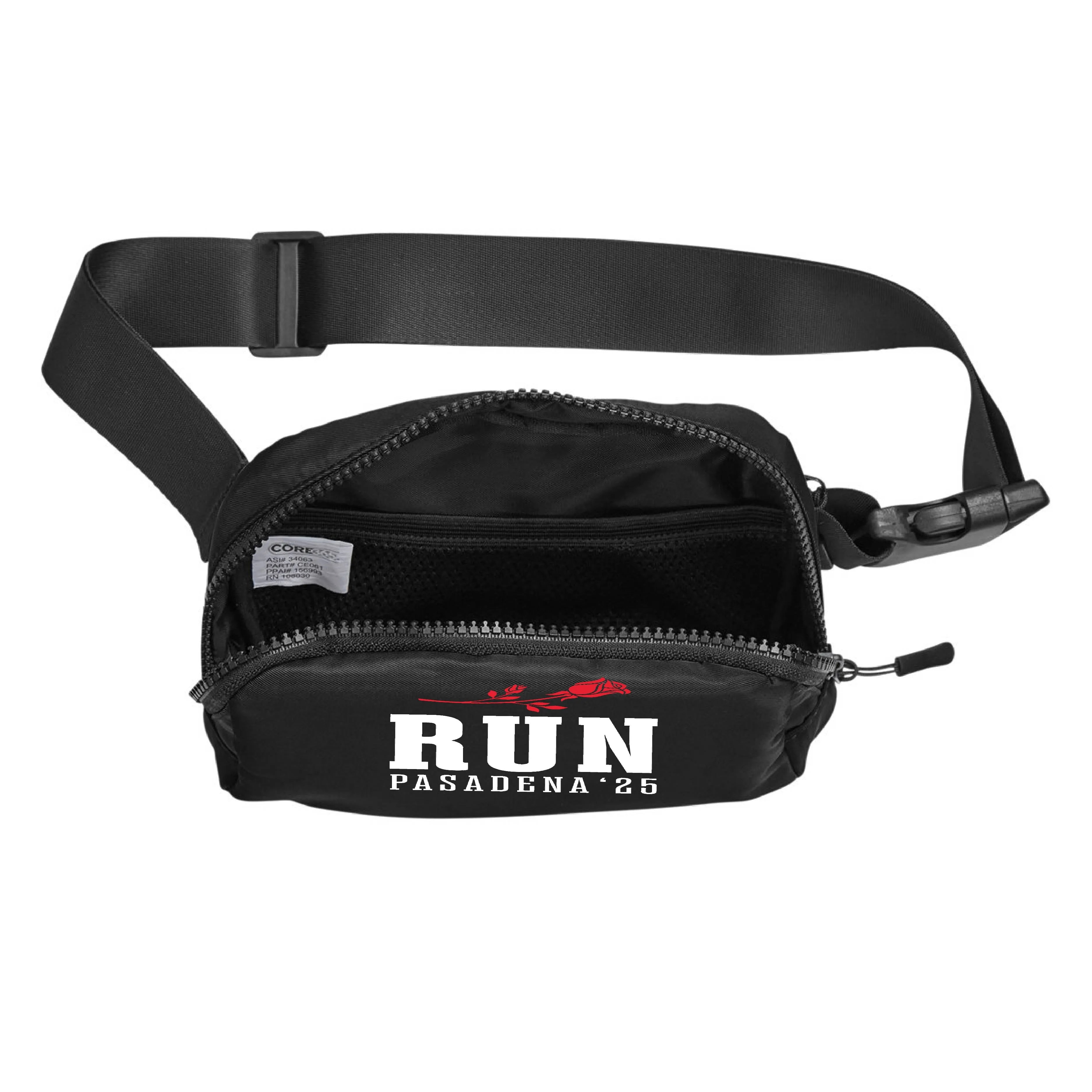 Rose Bowl Half Marathon & 5K - Waterproof Cross Body Belt Bag (CE061) (RB04)