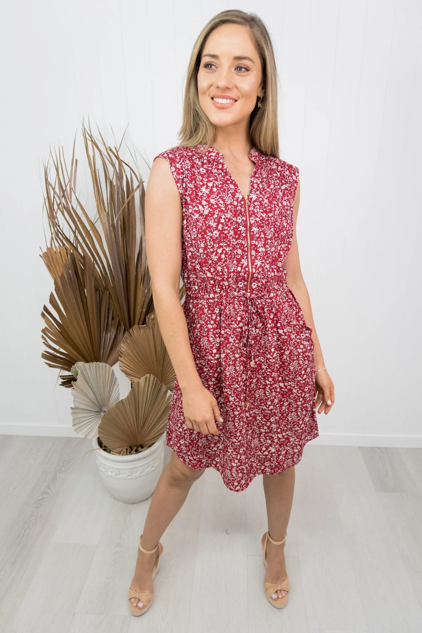 Rosie Dress -Red