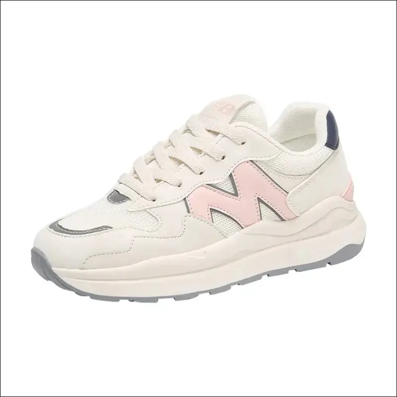 Round Toe Mesh Breathable Athletic Sneakers