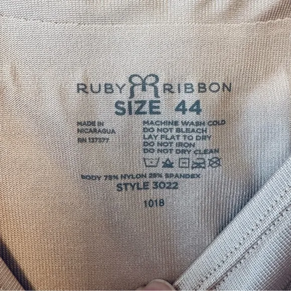 Ruby Ribbon Original Cami Pale Size 44