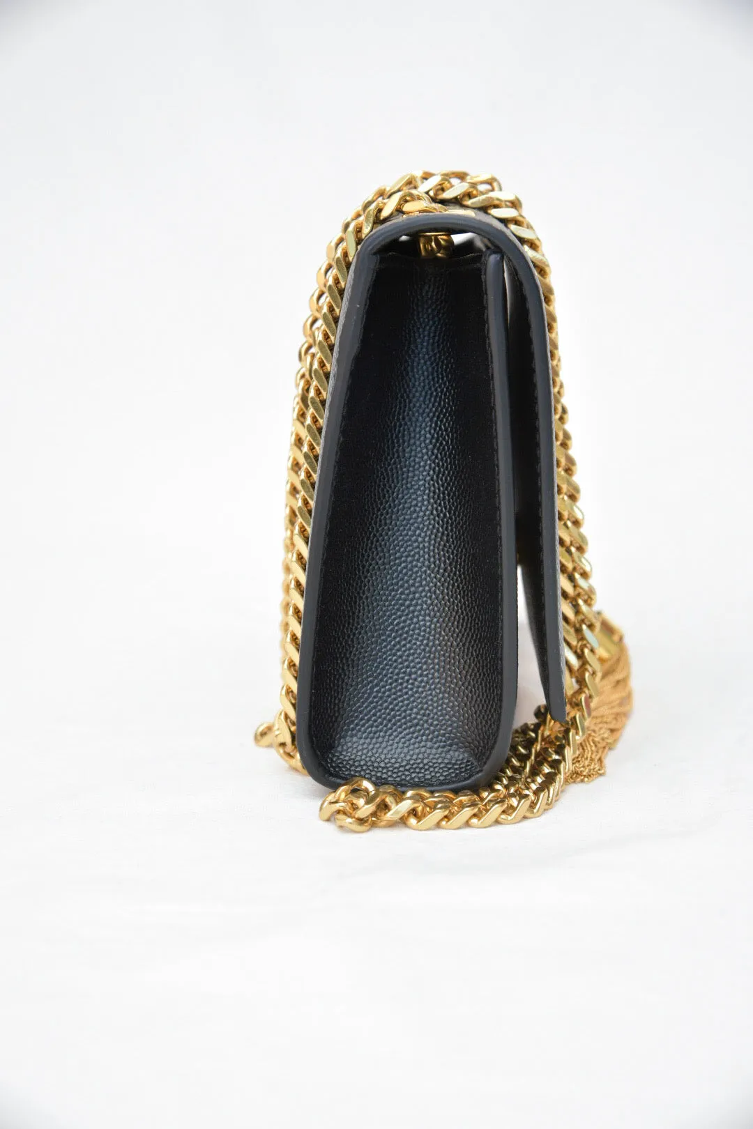 Saint Laurent Kate Monogram YSL Tassel Chain Wallet